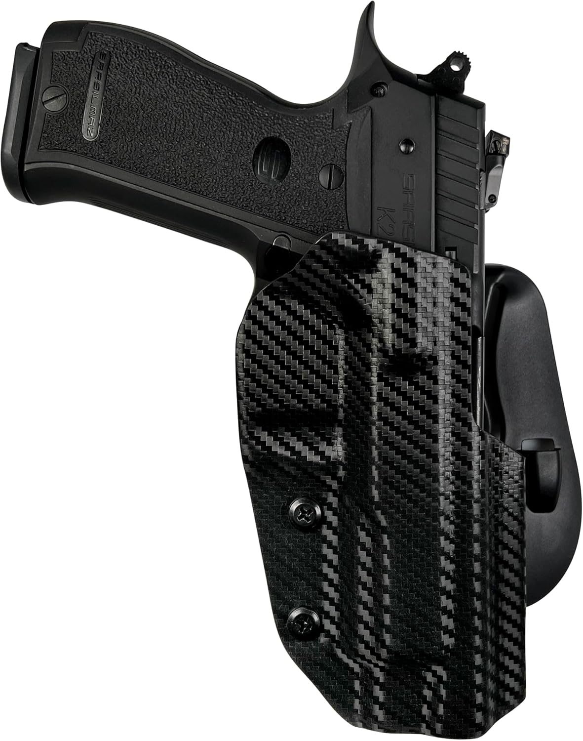 OWB Paddle Holster for Sarsilmaz K2 45 Maxtor Tactical Carbon Fiber 1