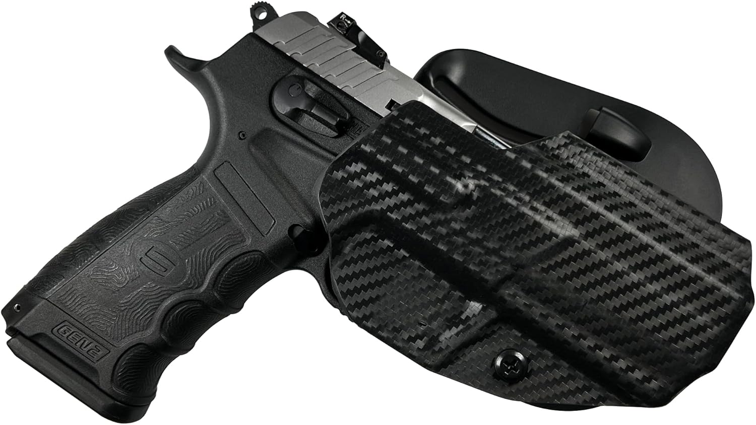 OWB Paddle Holster for Sarsilmaz CM9 Gen 2 Maxtor Tactical Carbon Fiber 2