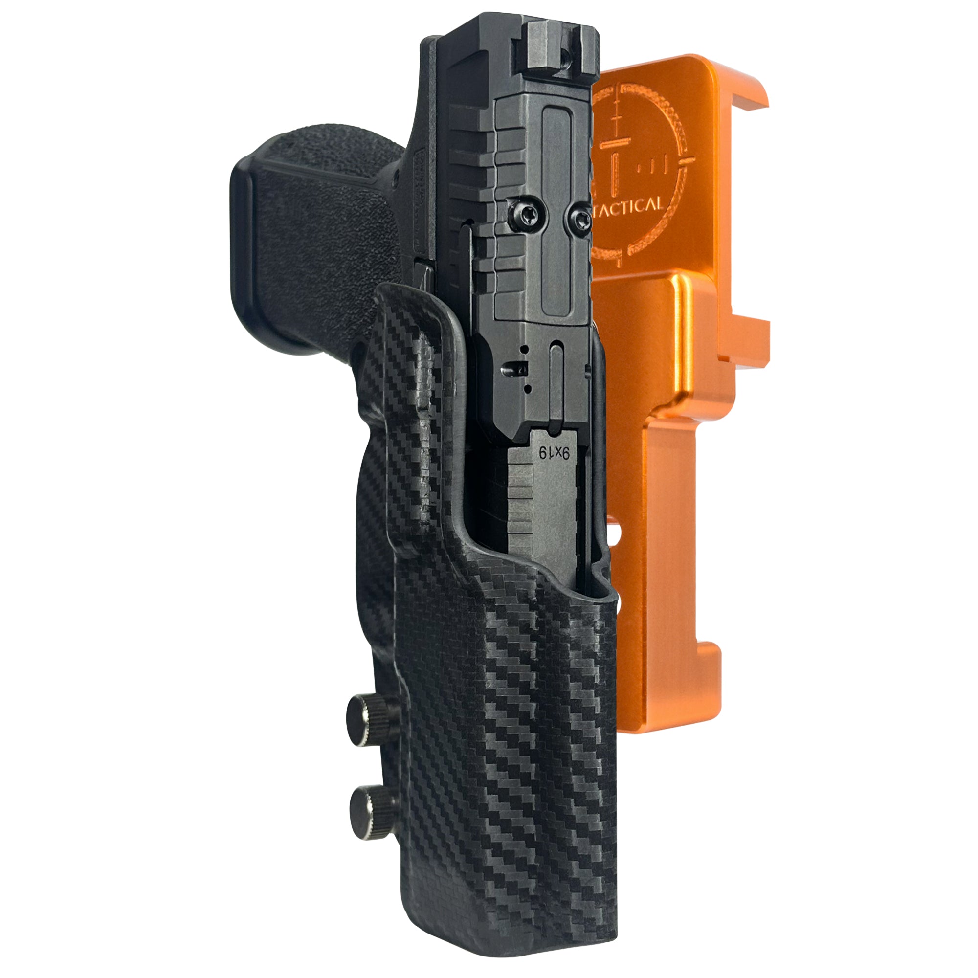 Alloy Competition Holster or Canik METE MC9 PRIME Orange / Carbon Fiber 1