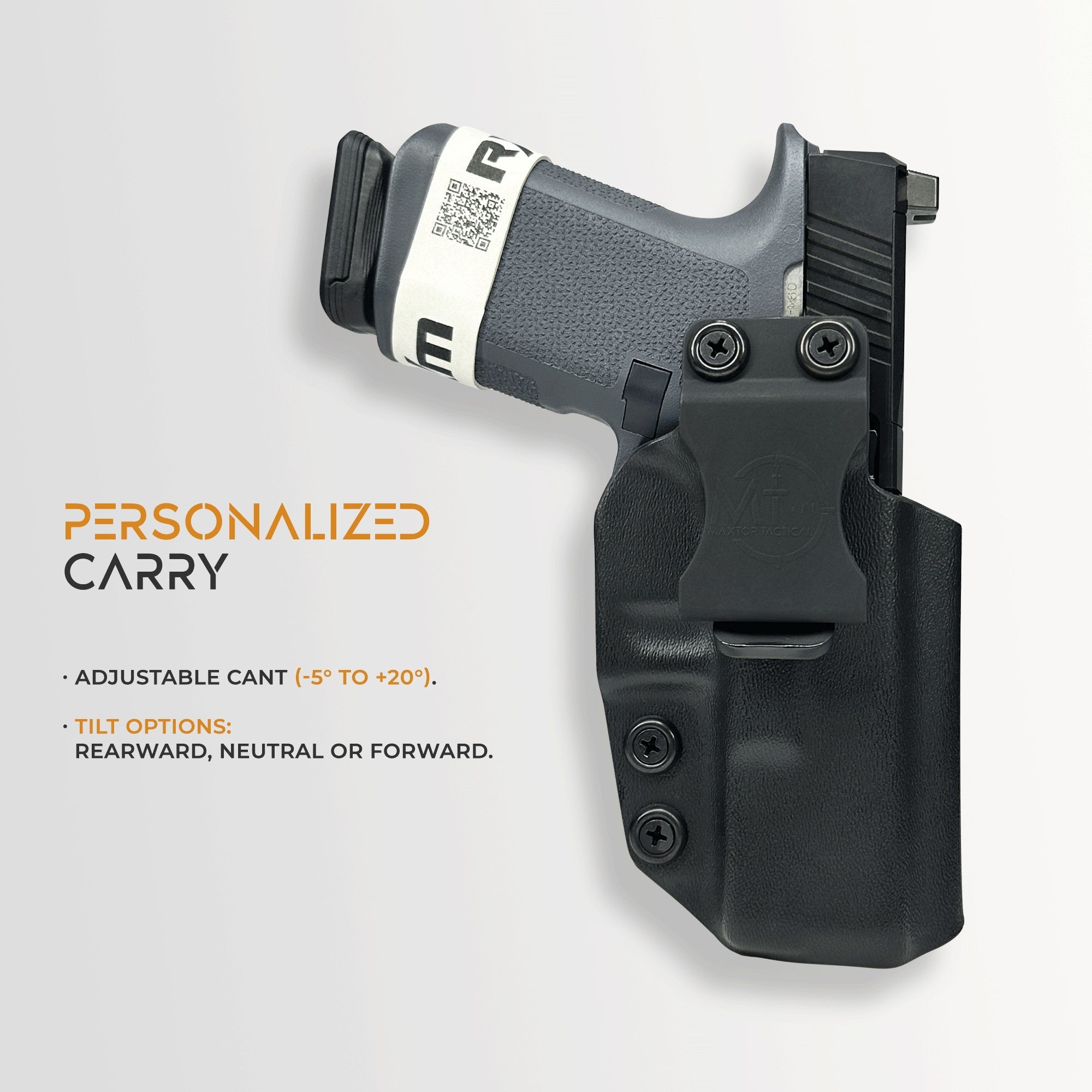 IWB High Sweat Shield Holster for Canik METE MC9 PRIME Maxtor Tactical Highlight Image 1