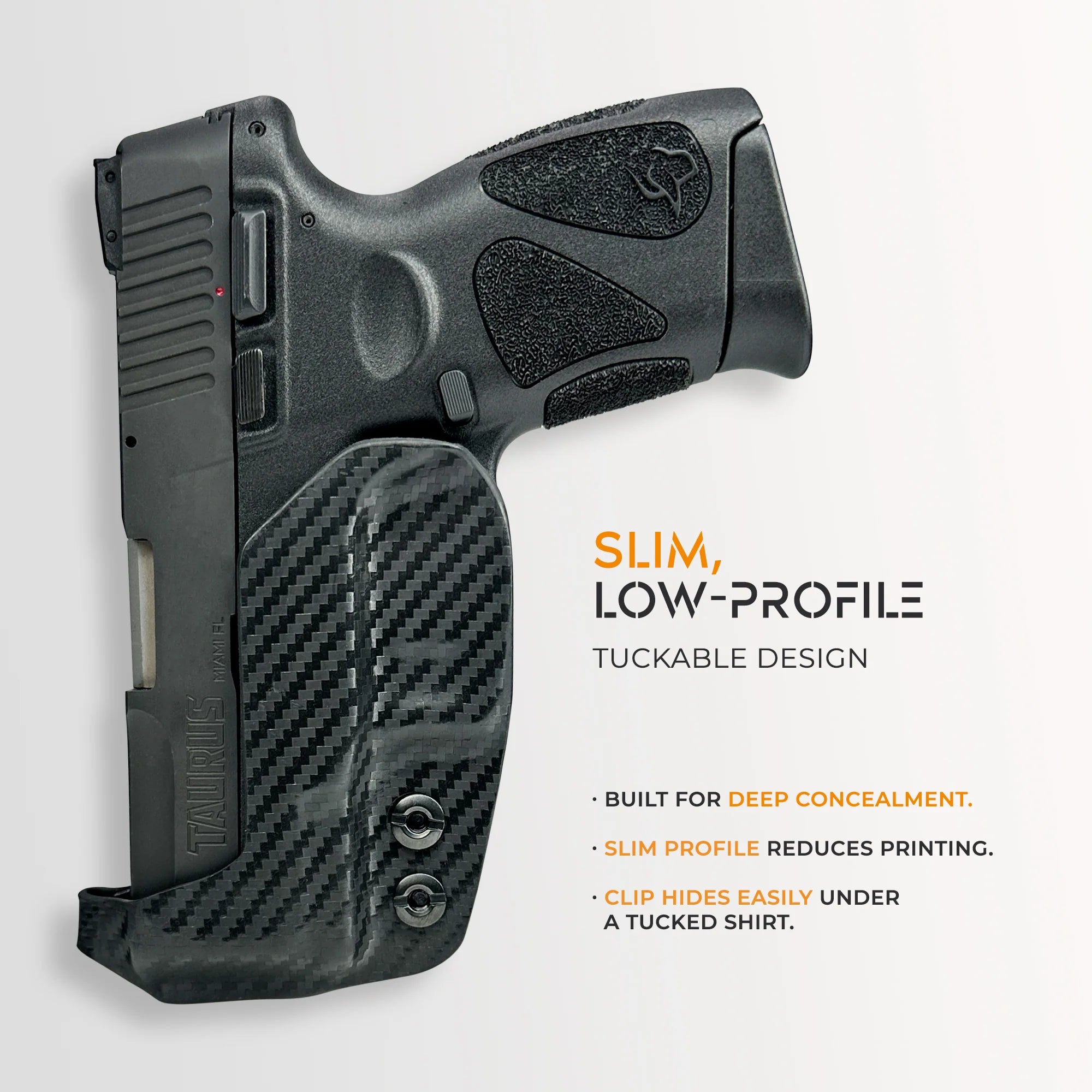 Glock 26, 27, 33 IWB Sub Minimal Tuckable Holster