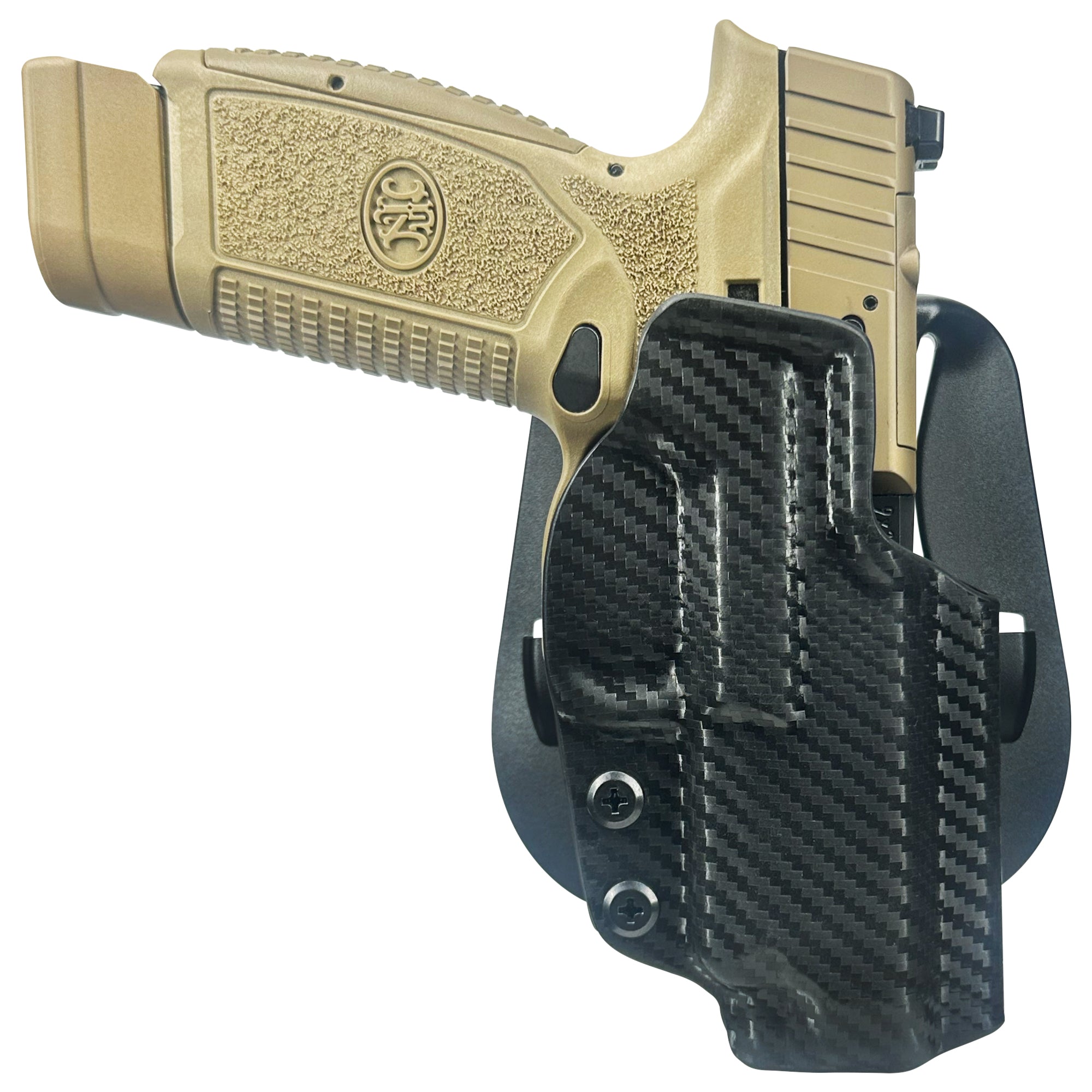 OWB Paddle Holster for FN Reflex XL Maxtor Tactical Carbon Fiber 1