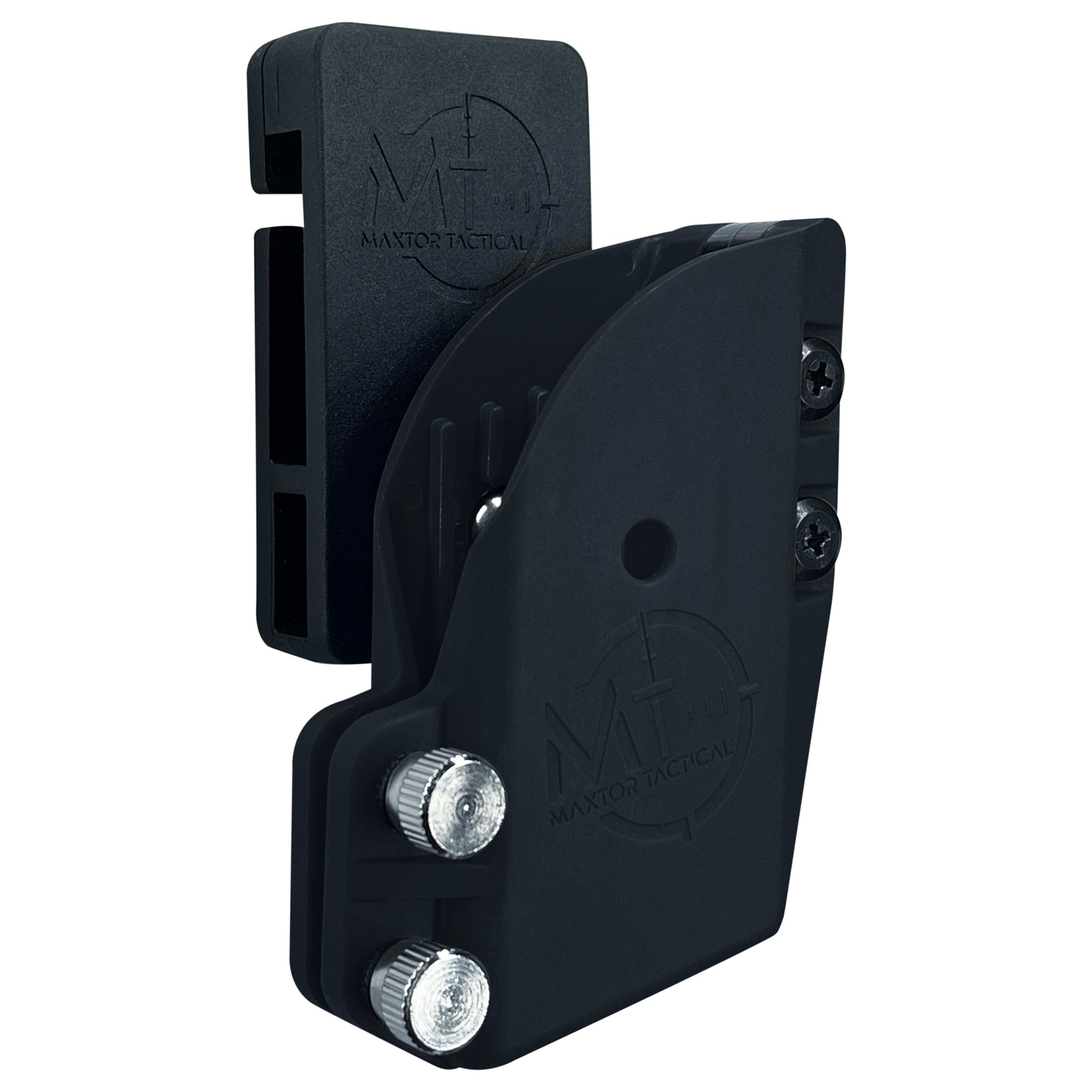 Rapid Draw Mag Pouch mounted on competition belt