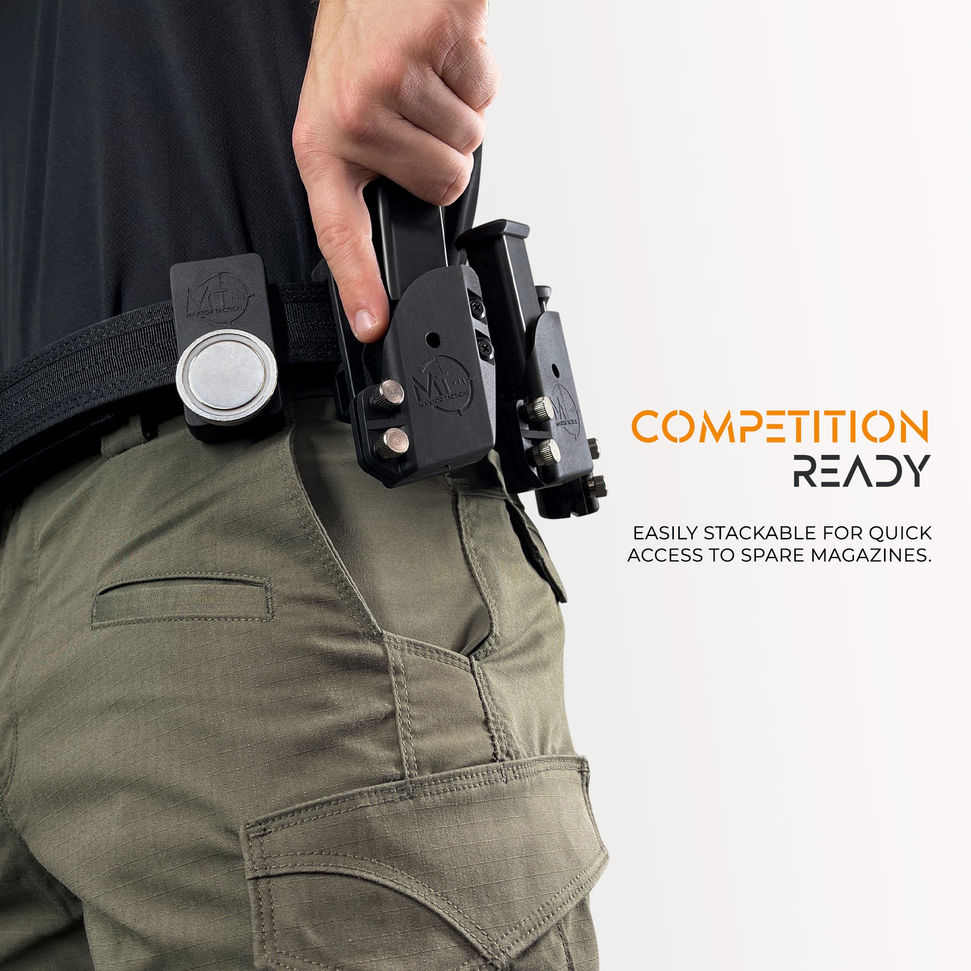 Combo 2 : Ultimate Competition Belt + 4 Rapid Draw Competition Mag Pouch