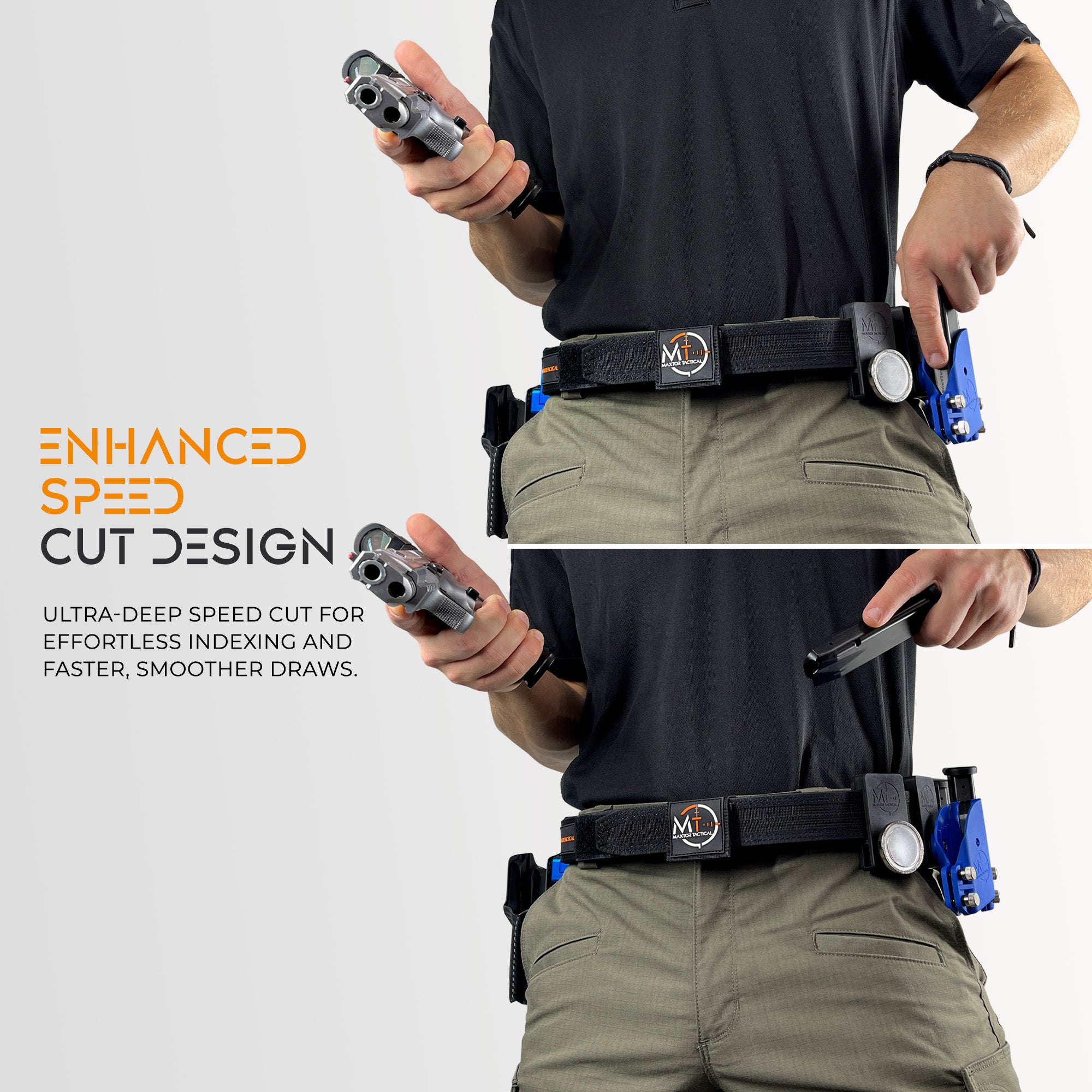 Combo 2 : Ultimate Competition Belt + 4 Rapid Draw Competition Mag Pouch