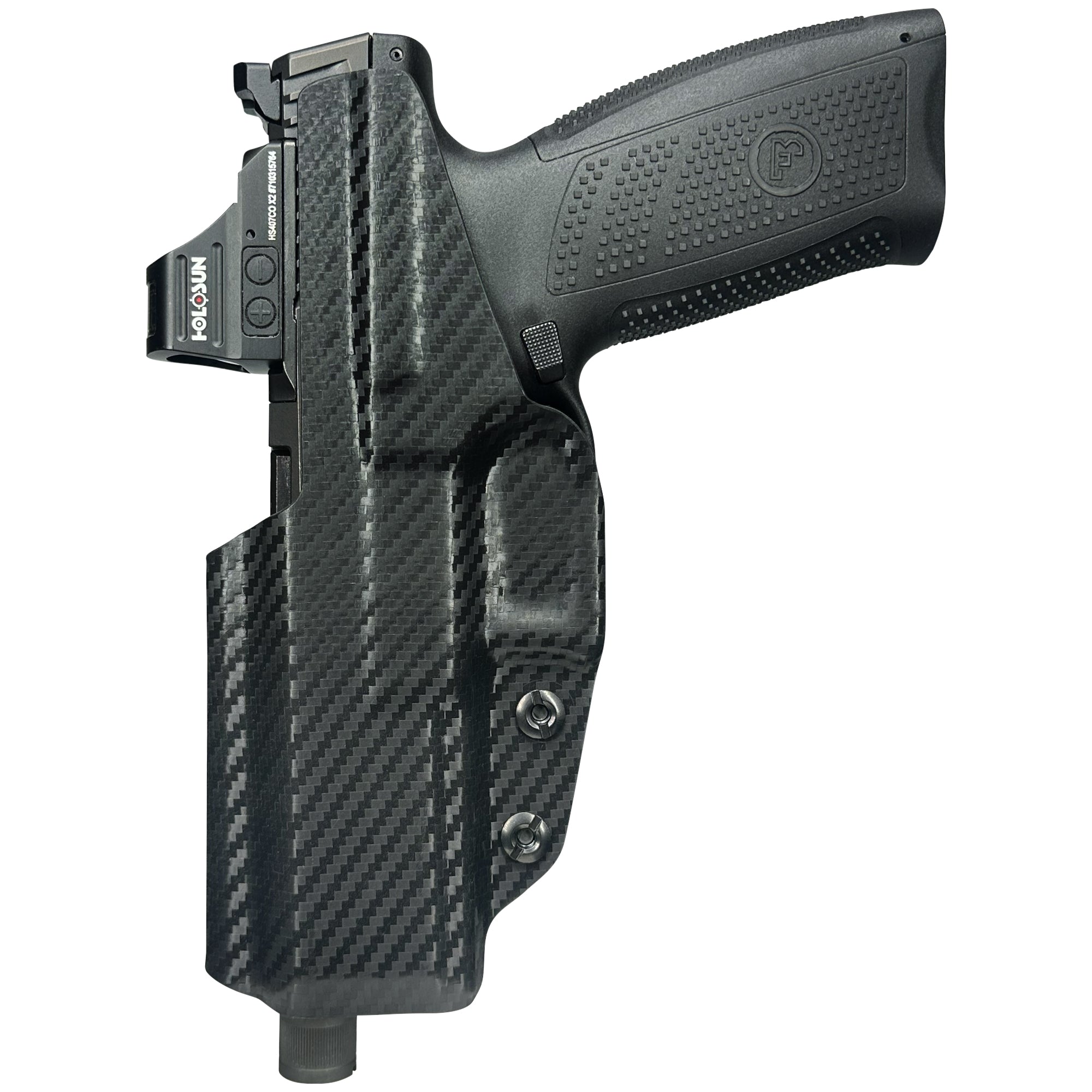IWB High Sweat Shield Holster for CZ P-10 F Maxtor Tactical Carbon Fiber 1