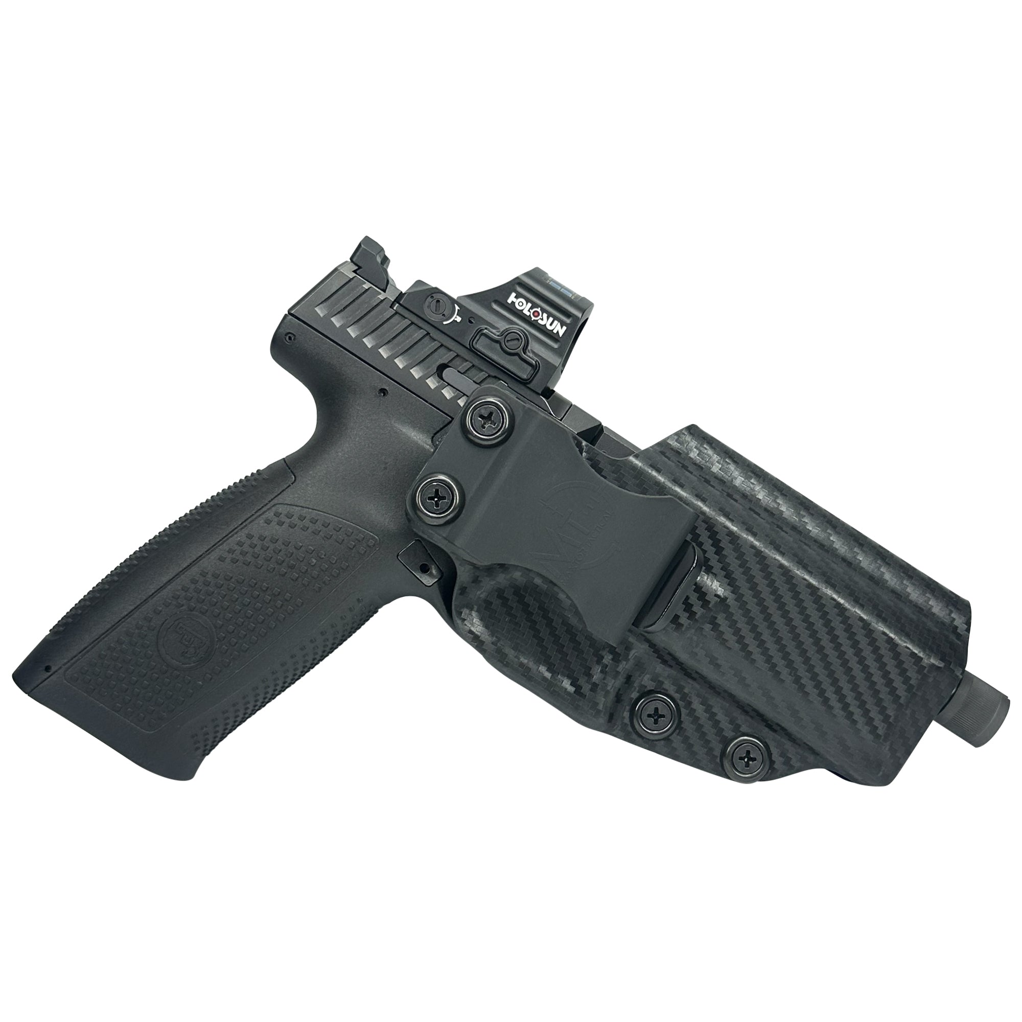 IWB High Sweat Shield Holster for CZ P-10 F Maxtor Tactical Carbon Fiber 1