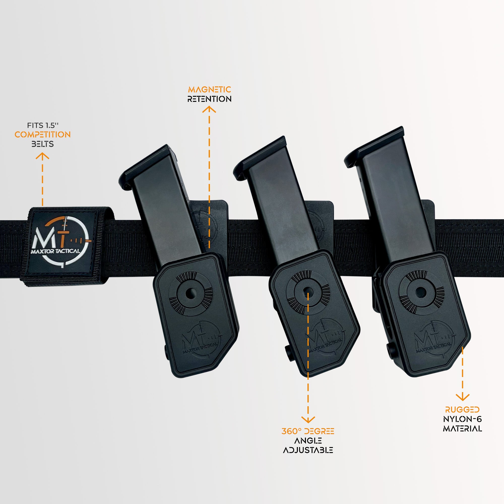 Tactical mag pouch for competitive shooting