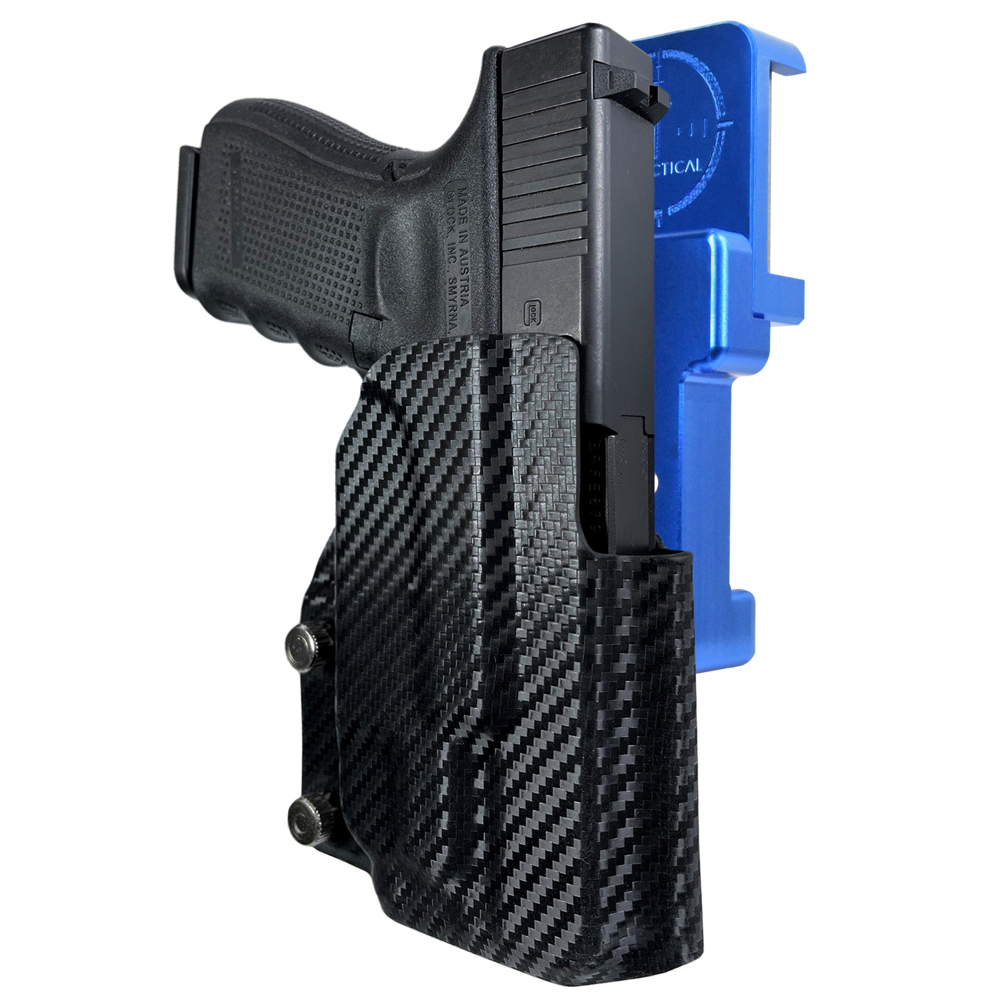 Alloy Competition Holster Blue / Carbon Fiber