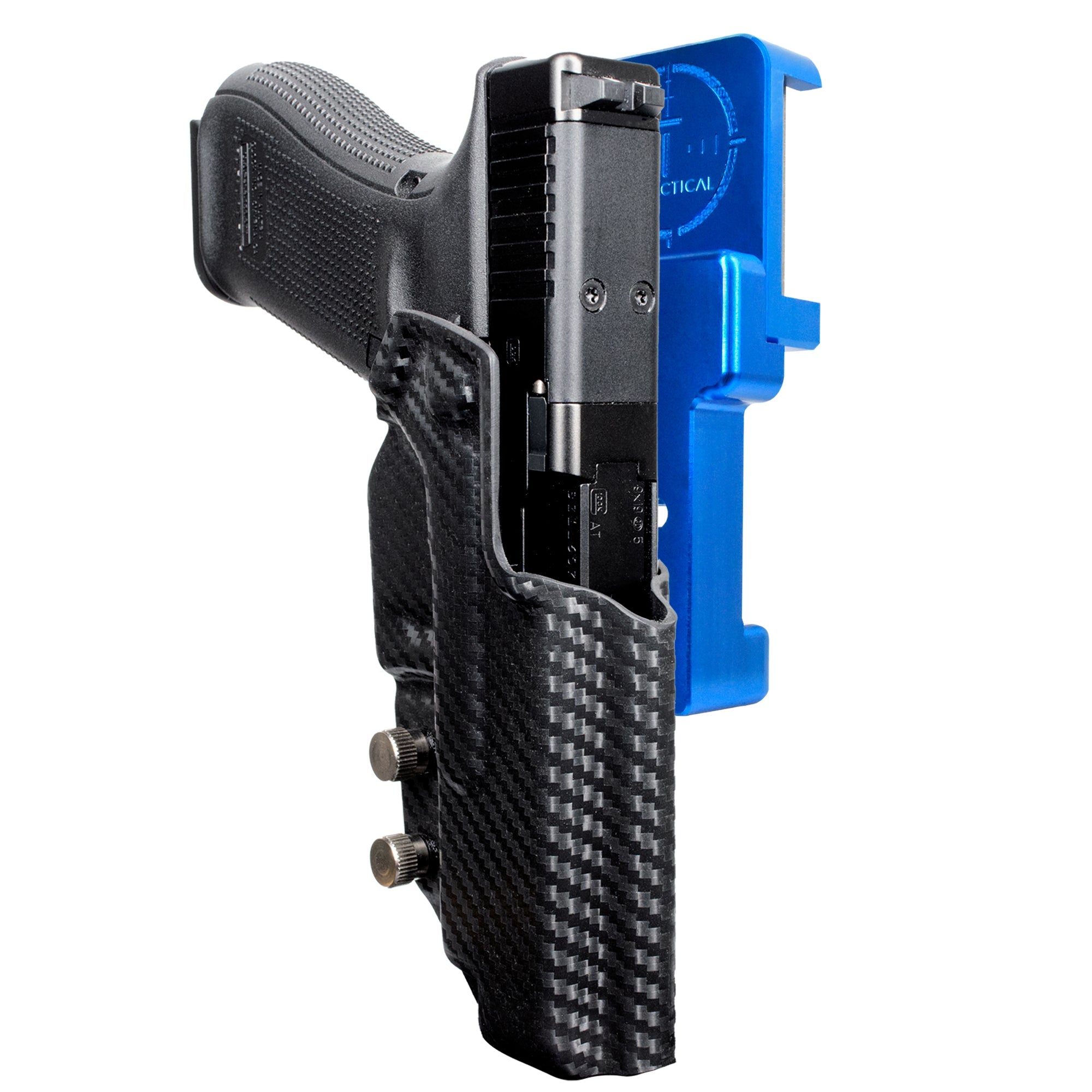 Alloy Competition Holster Blue / Carbon Fiber