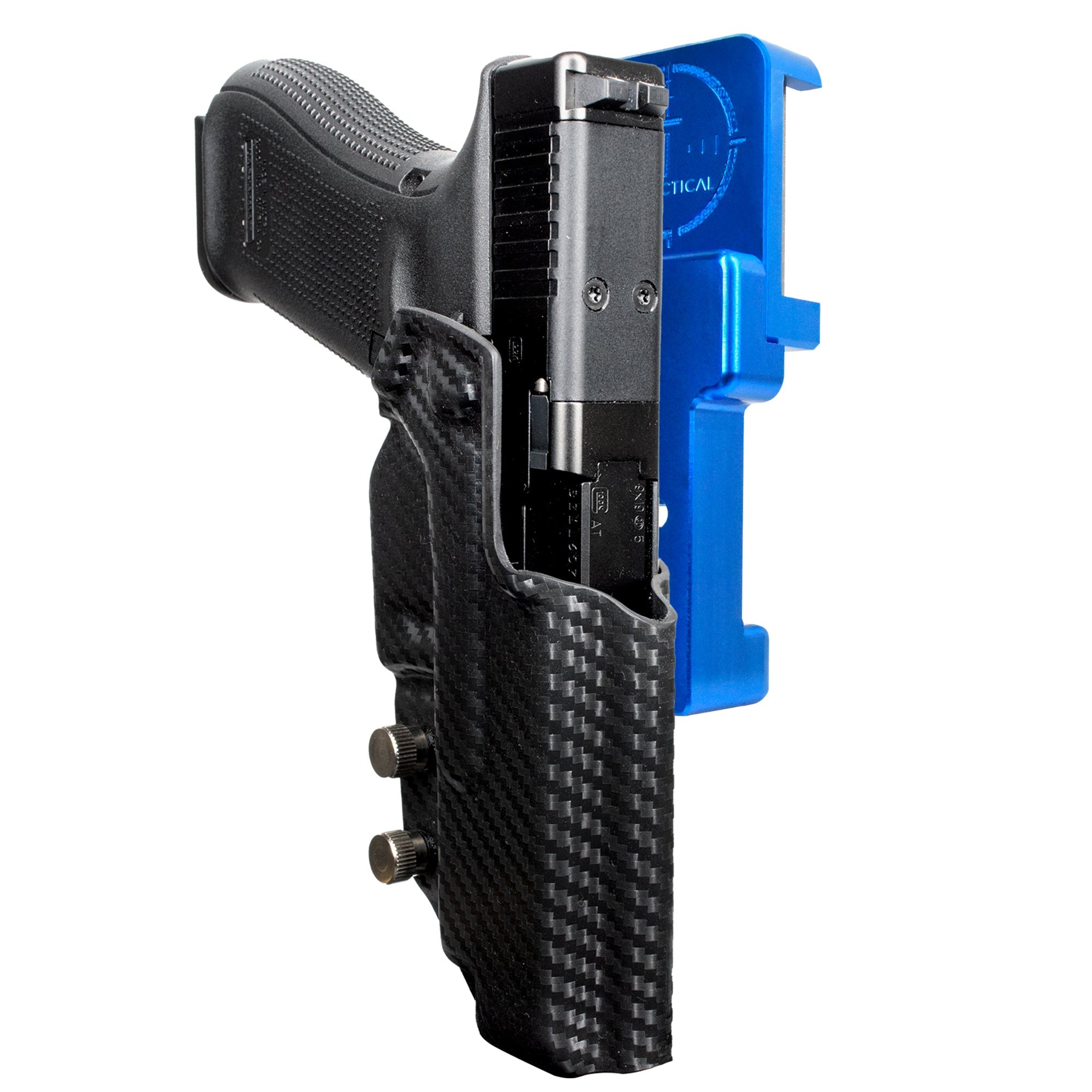 Alloy Competition Holster Blue / Carbon Fiber