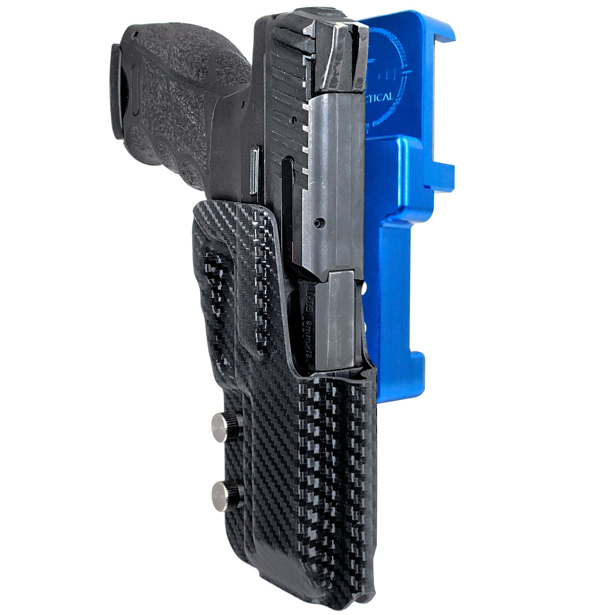 Alloy Competition Holster Blue / Carbon Fiber