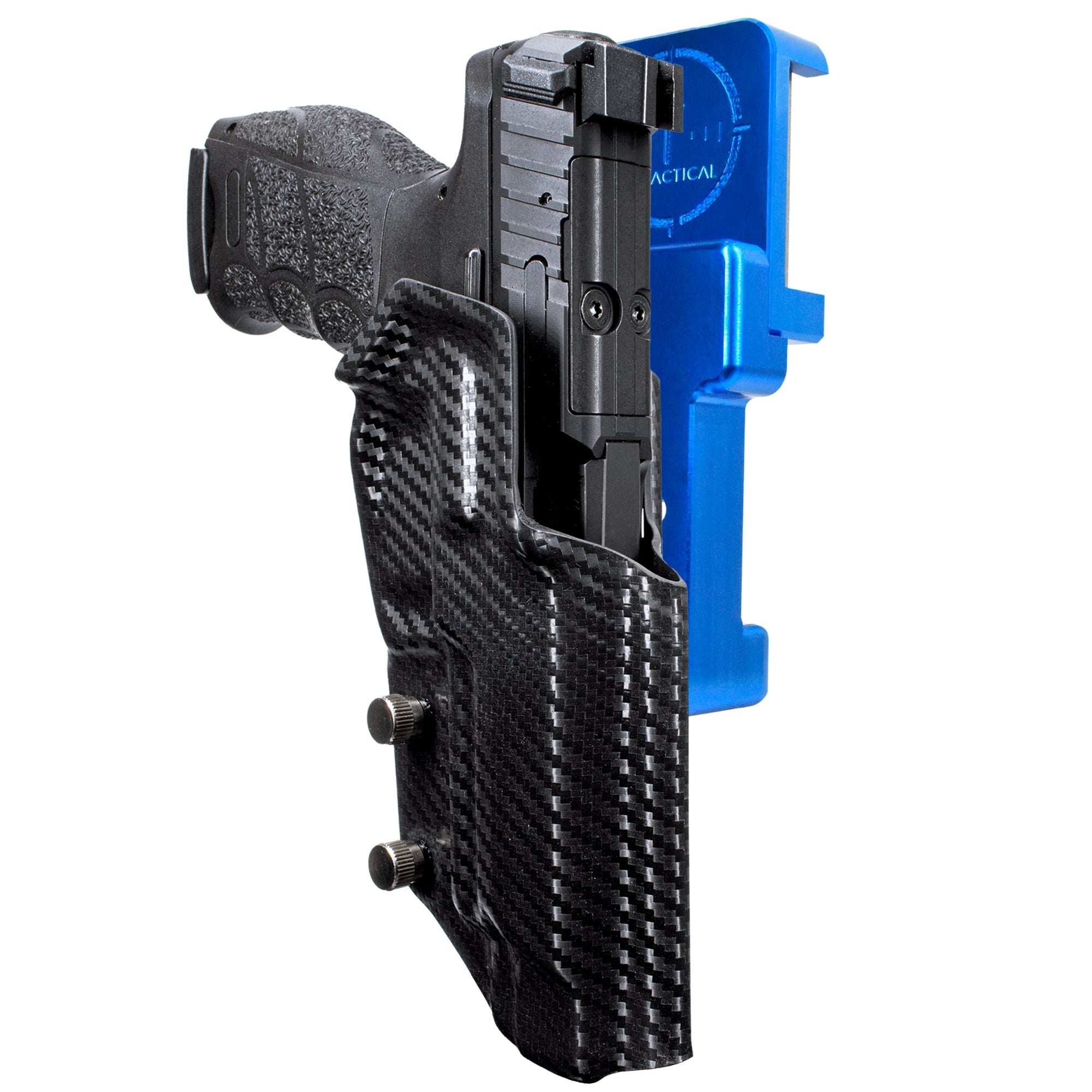 Alloy Competition Holster Blue / Carbon Fiber