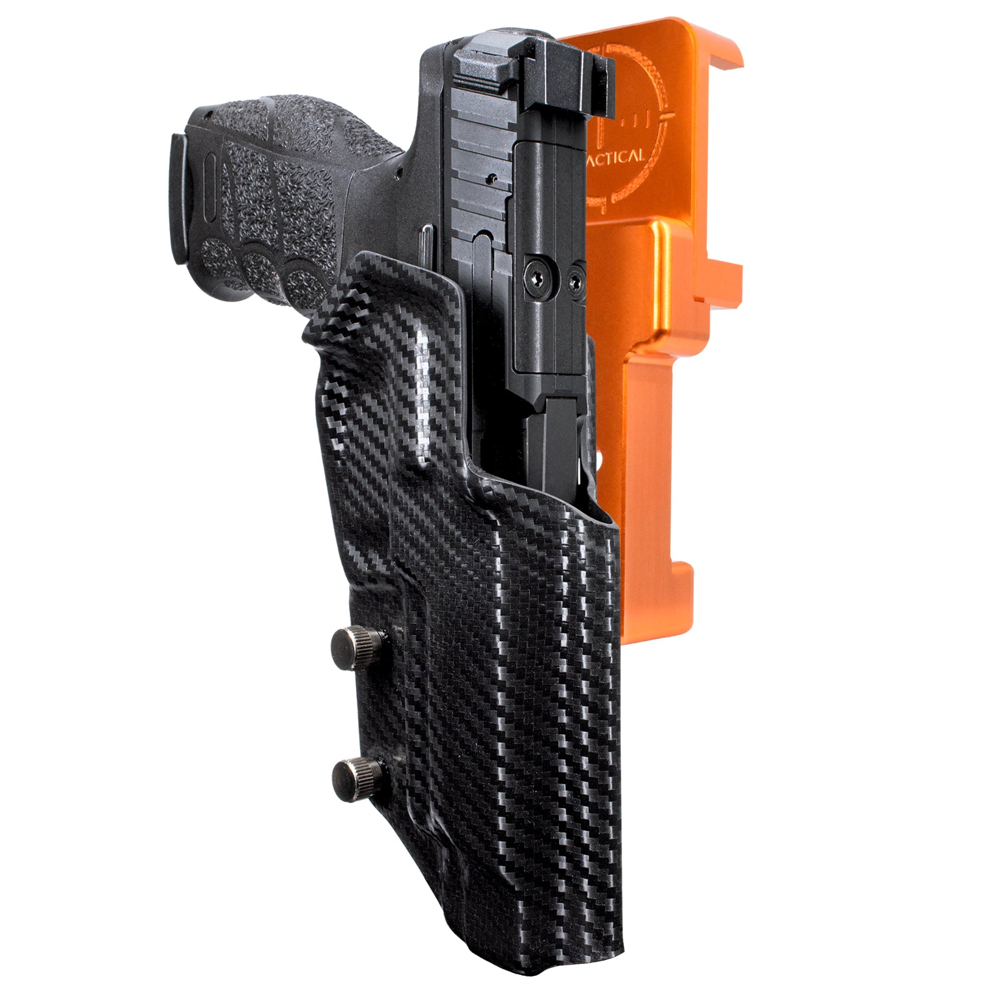 Alloy Competition Holster Orange / Carbon Fiber