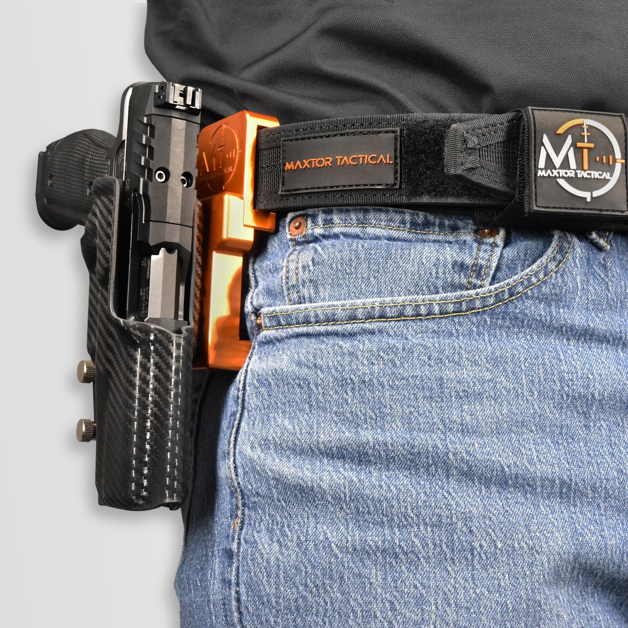 Alloy Competition for Canik METE MC9 PRIME Holster Orange Highlights