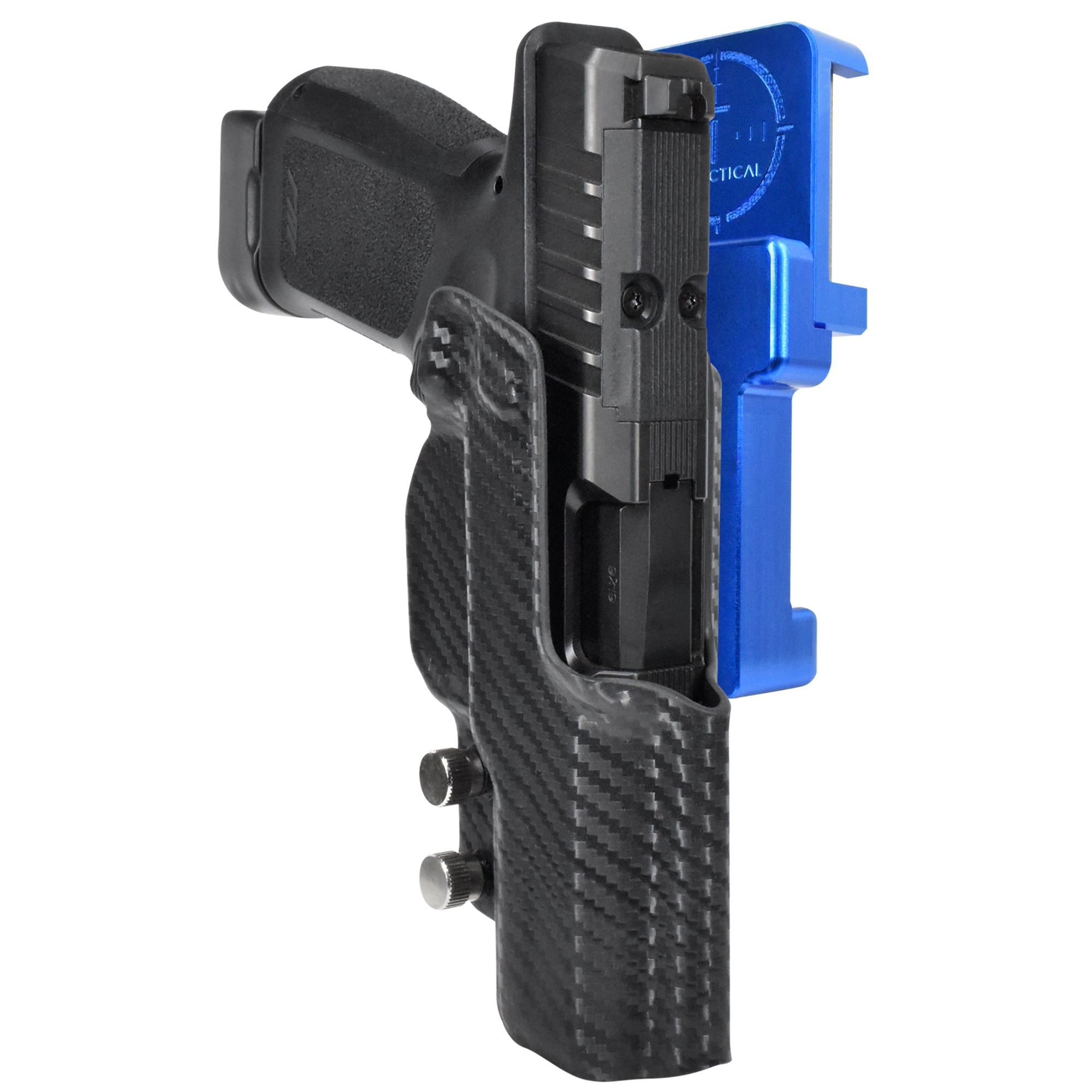 Alloy Competition Holster Blue / Carbon Fiber