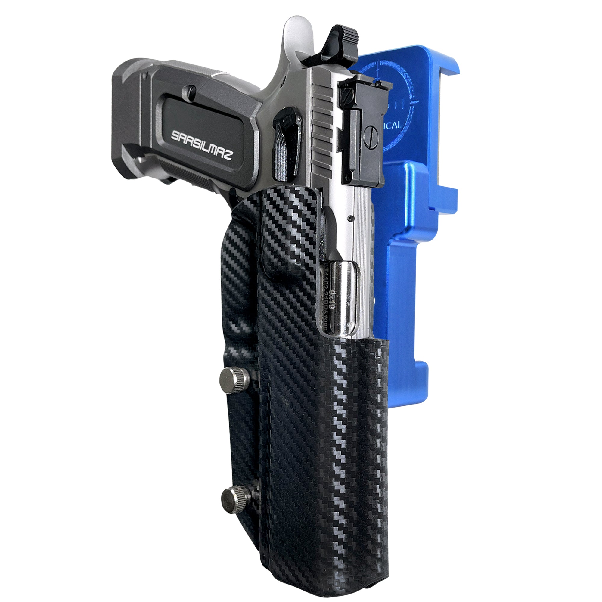 Alloy Competition Holster Blue / Carbon Fiber