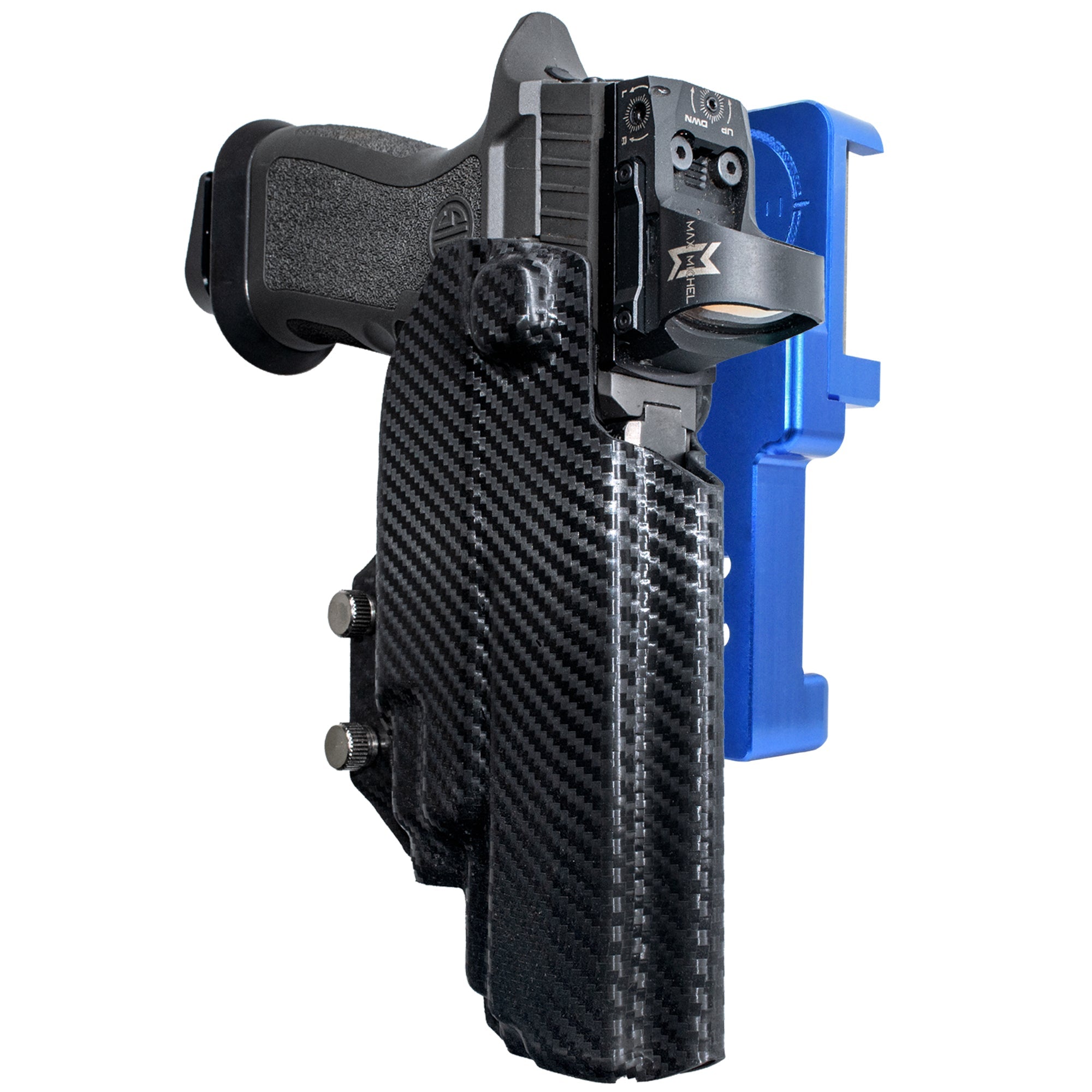 Alloy Competition Holster Blue / Carbon Fiber