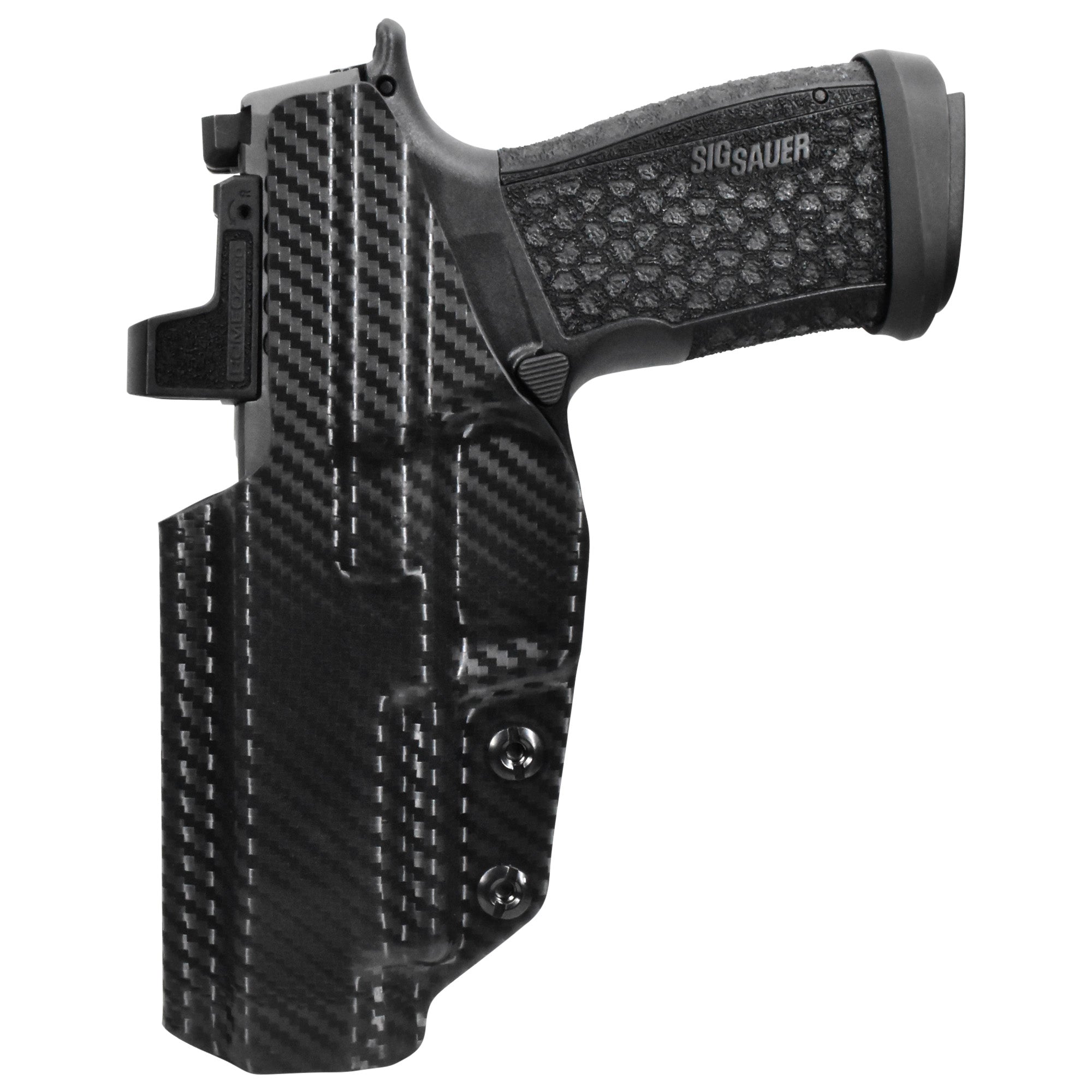 Sig P365 Fuse Holster - IWB High Sweat Shield in Carbon Fiber - Rear