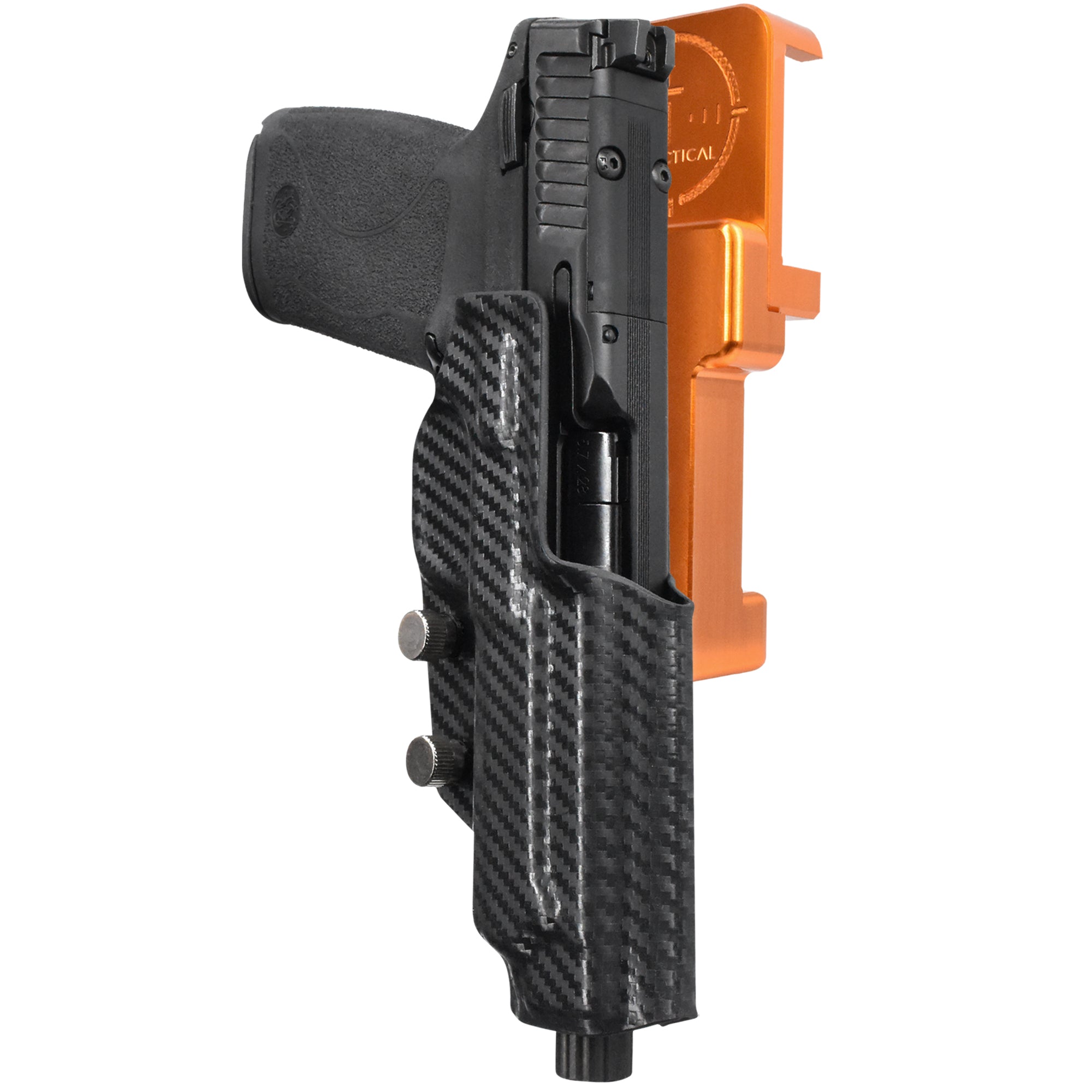 Alloy Competition Holster Orange / Carbon Fiber