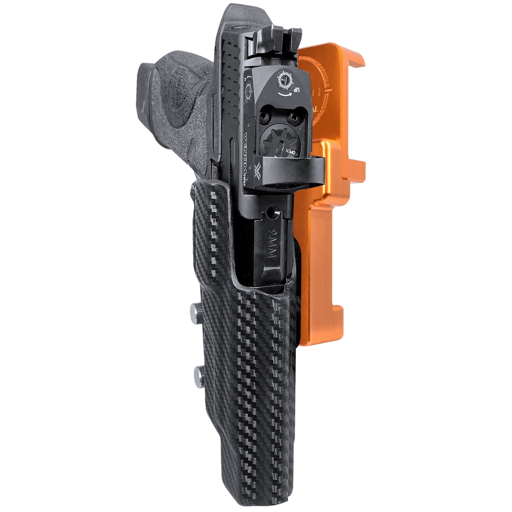 Alloy Competition Holster Orange / Carbon Fiber
