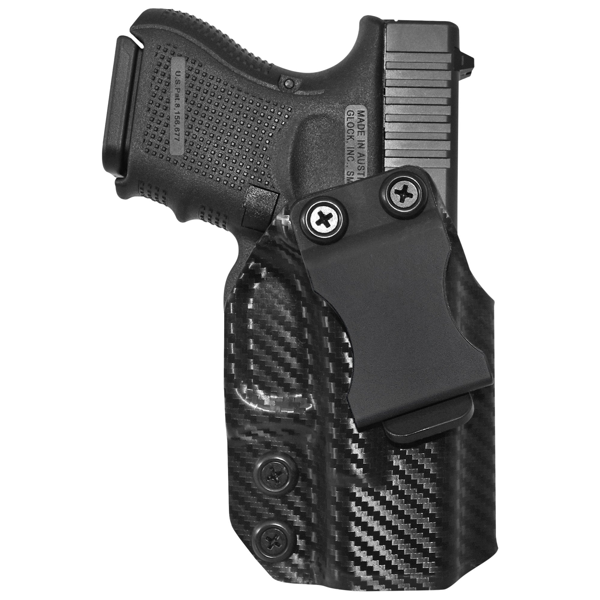 GLOCK 26, 27, 33 Holster - IWB High Sweat Shield