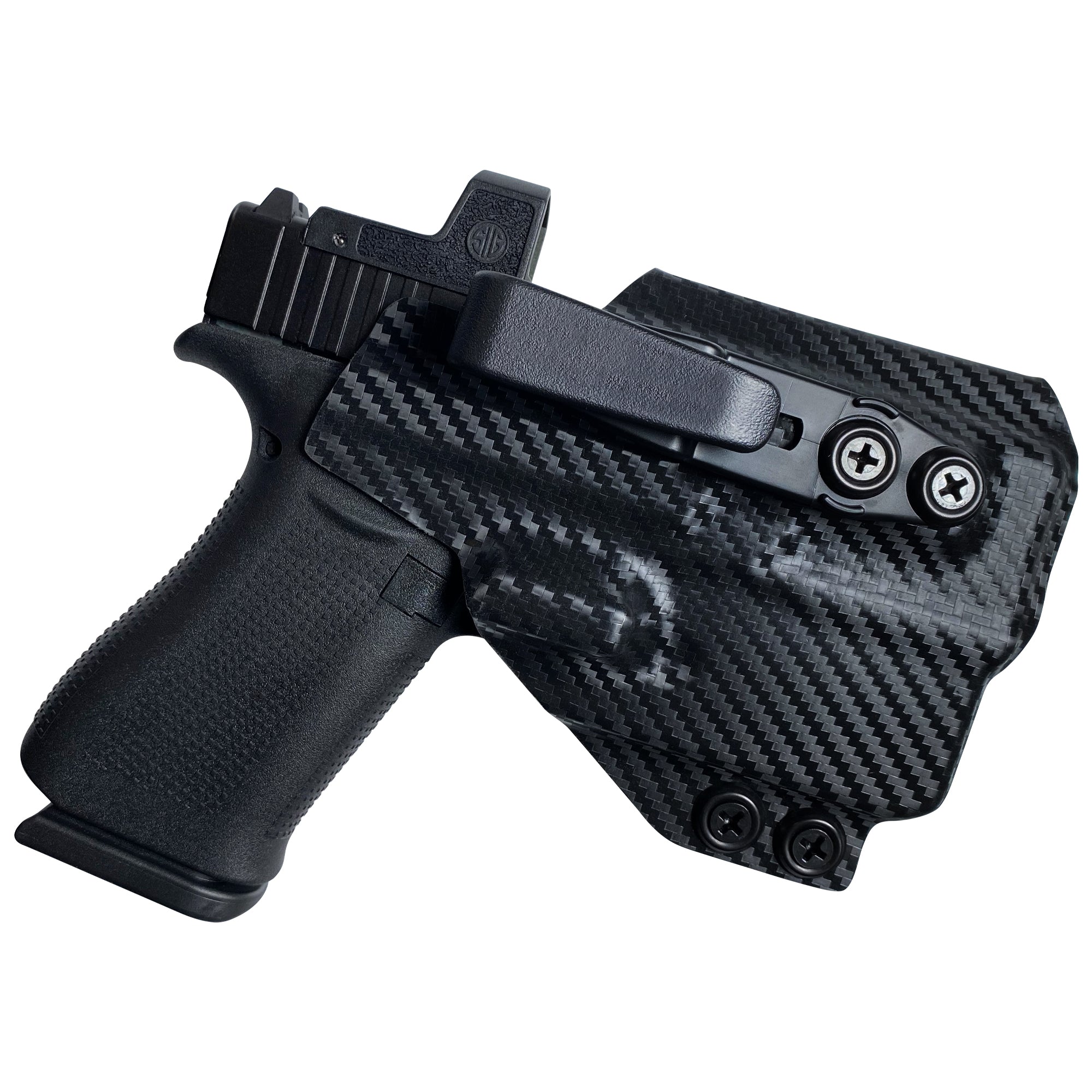 Glock 43X MOS W/ TLR-6 Holster - IWB Claw Tuckable