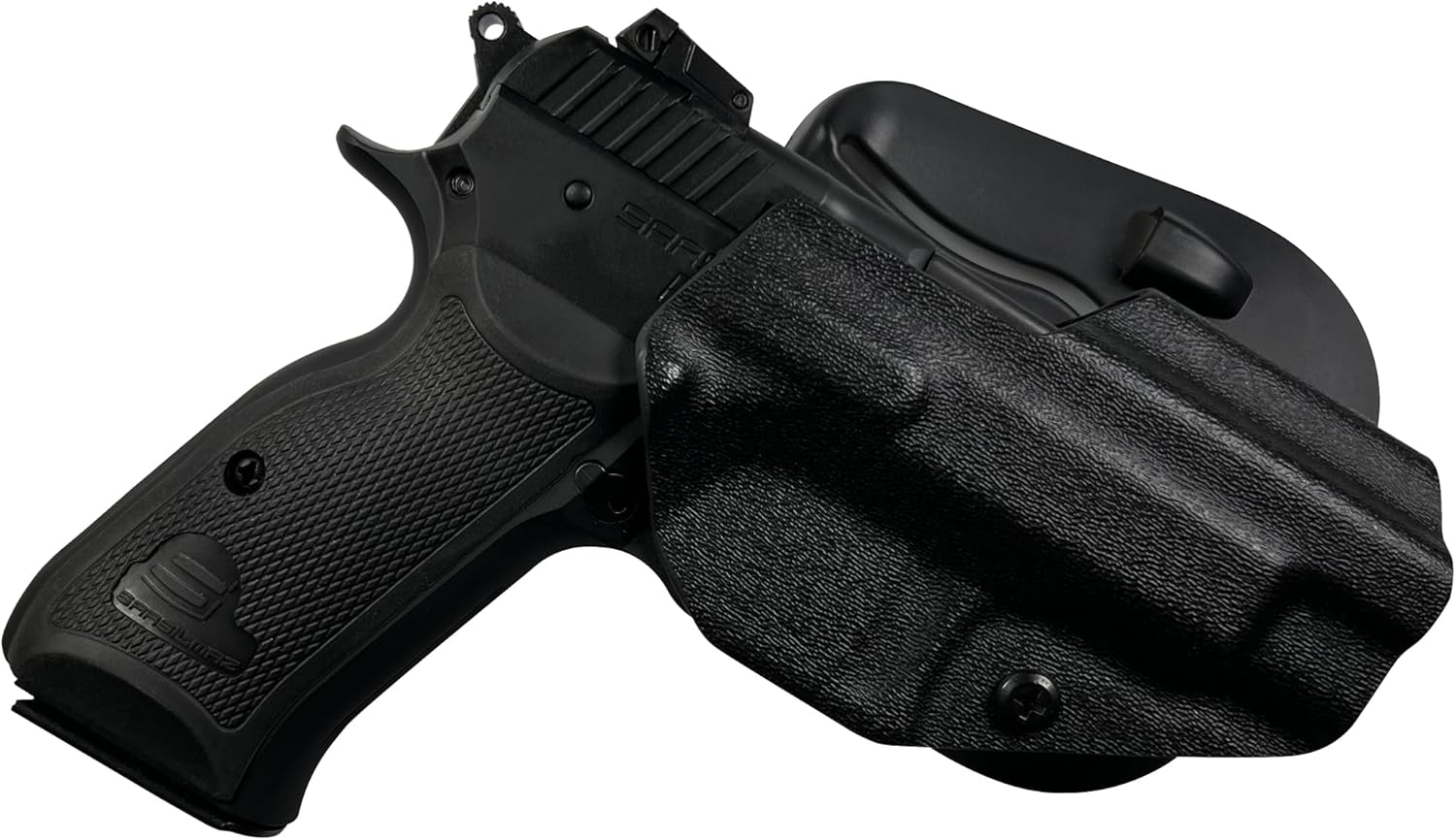 OWB Paddle Holster for Sarsilmaz P8S Maxtor Tactical Black 2