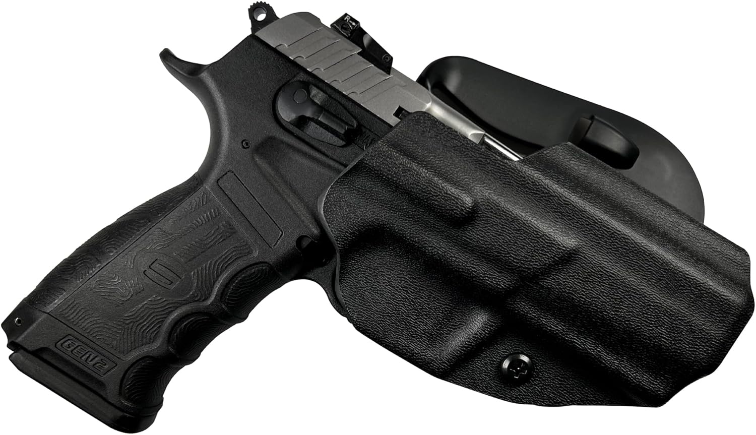 OWB Paddle Holster for Sarsilmaz CM9 Gen 2 Maxtor Tactical Black 2
