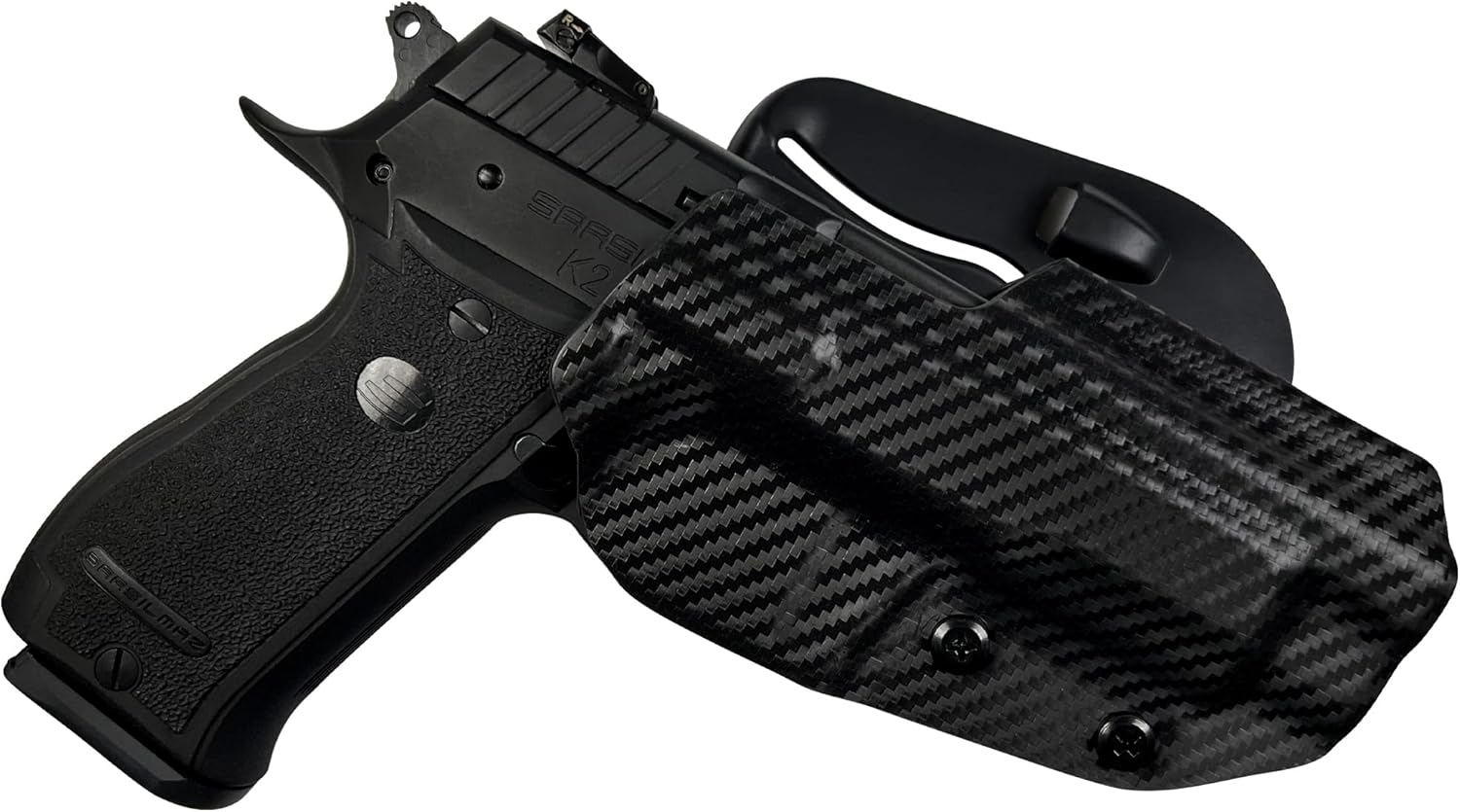 OWB Paddle Holster for Sarsilmaz K2 45 Maxtor Tactical Carbon Fiber 2