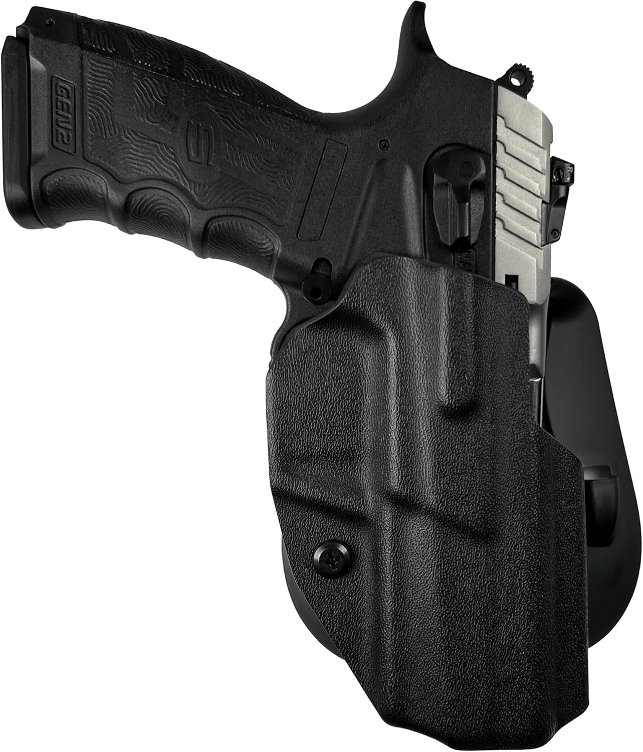 OWB Paddle Holster for Sarsilmaz CM9 Gen 2 Maxtor Tactical Black 1