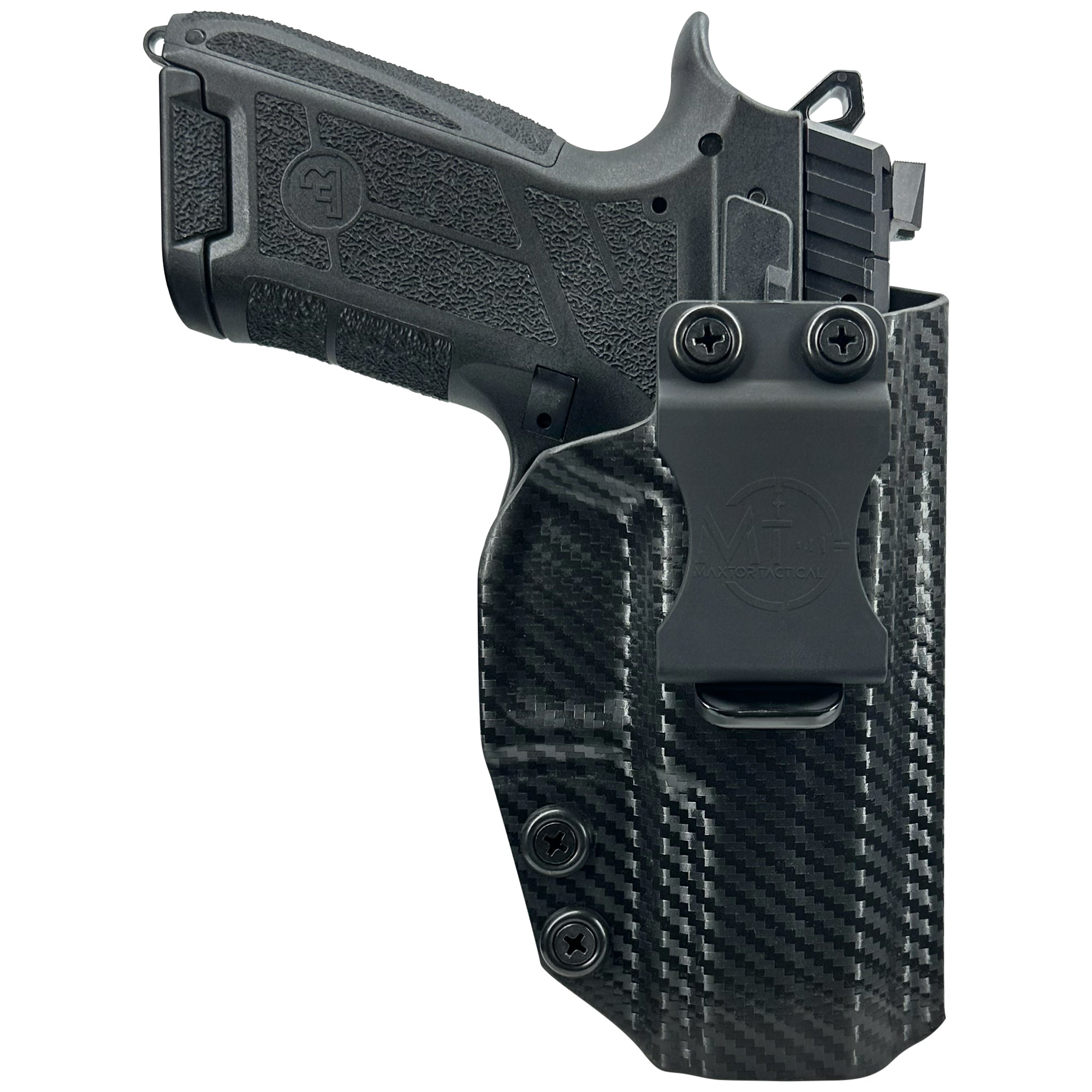 IWB Max Cover Holster for CZ P-09 C Nocturne Maxtor Tactical Carbon Fiber 1