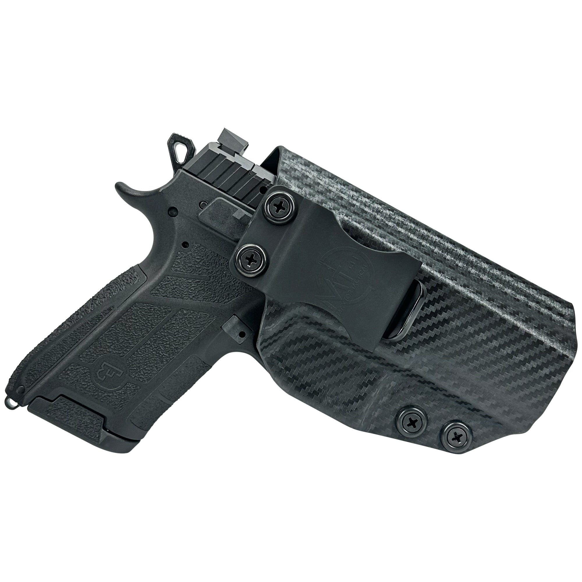 IWB Max Cover Holster for CZ P-09 C Nocturne Maxtor Tactical Carbon Fiber 1