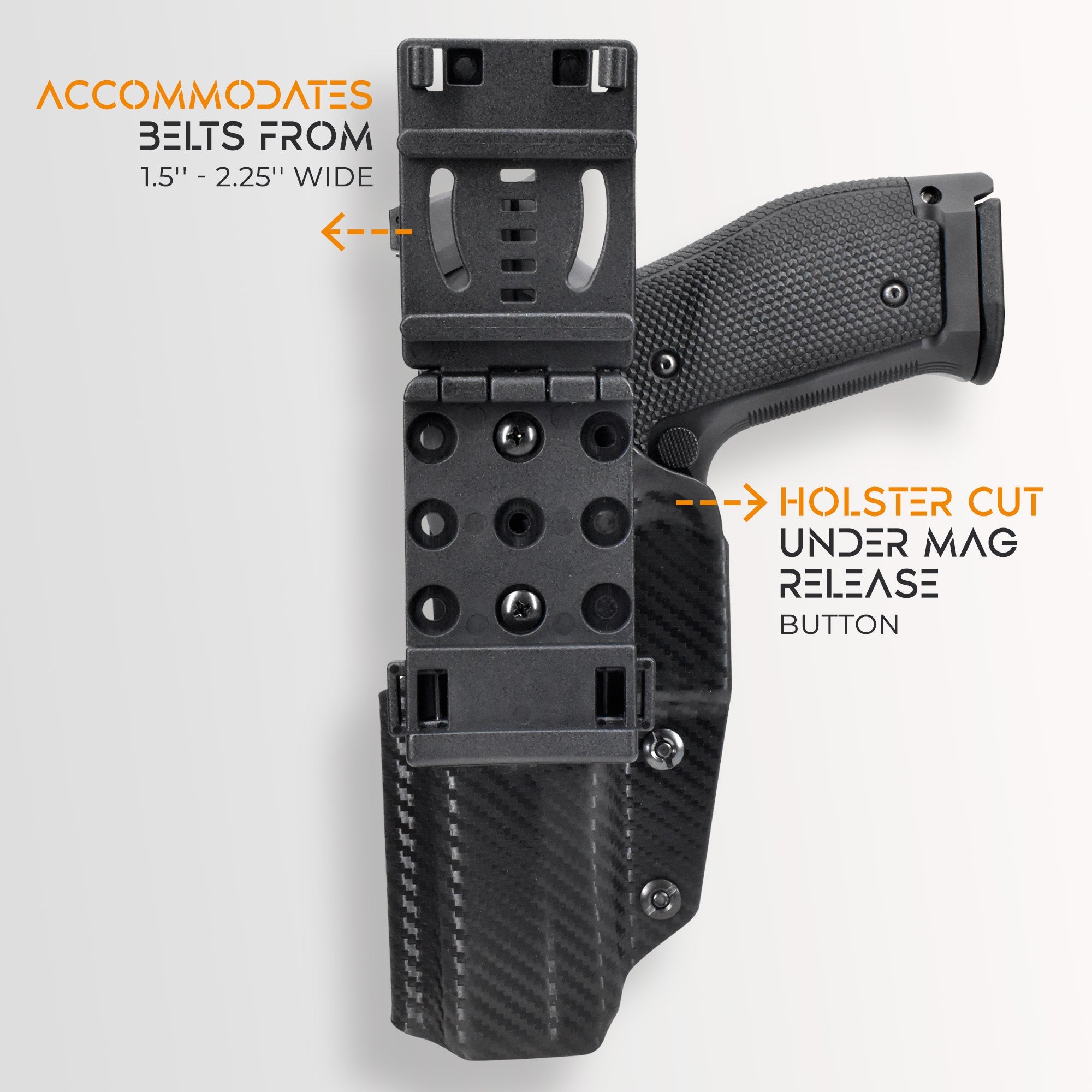 Classic Clip-on Holster Product Highlights - OWB Classic Clip-on