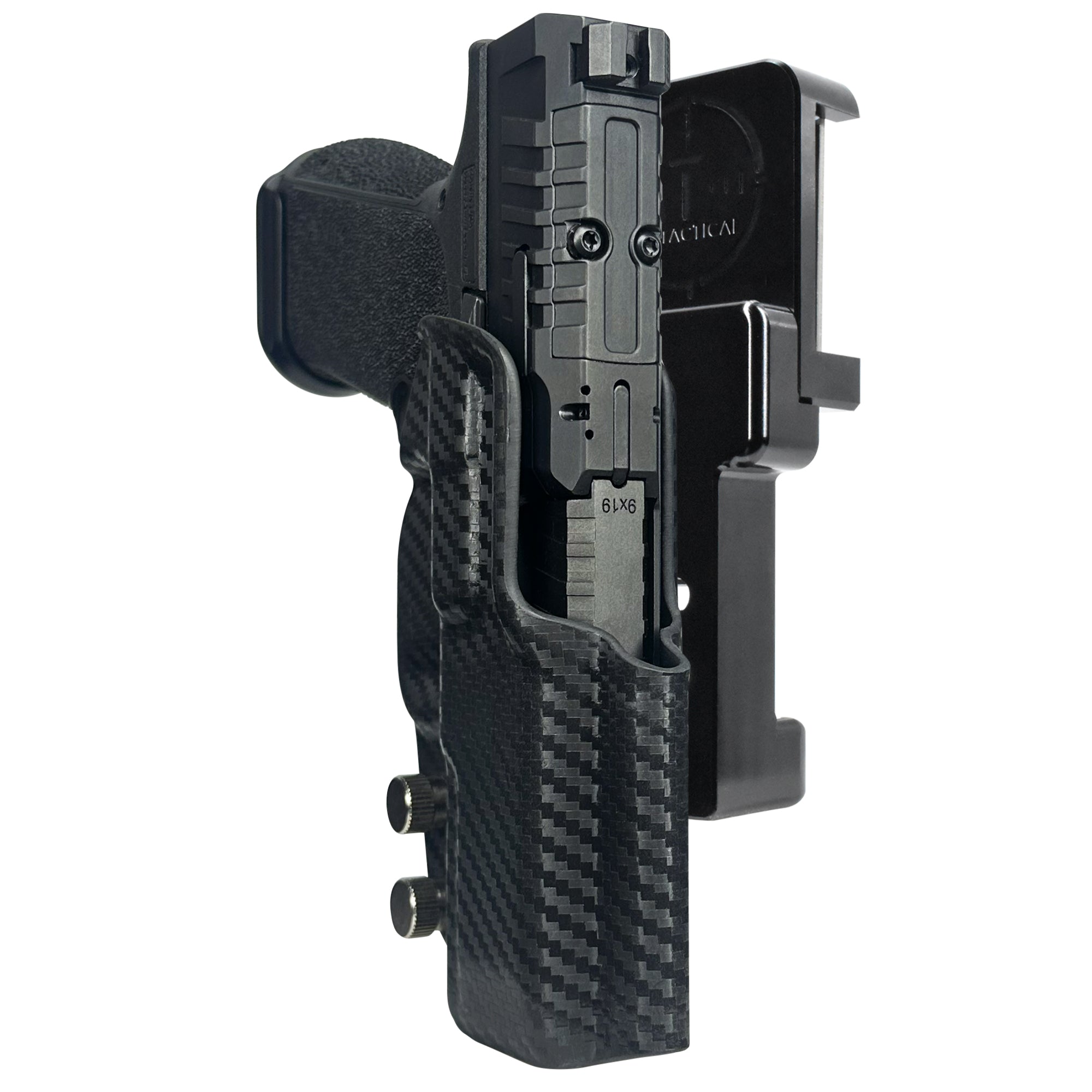 Alloy Competition Holster for Canik METE MC9 PRIME Black / Carbon Fiber 1