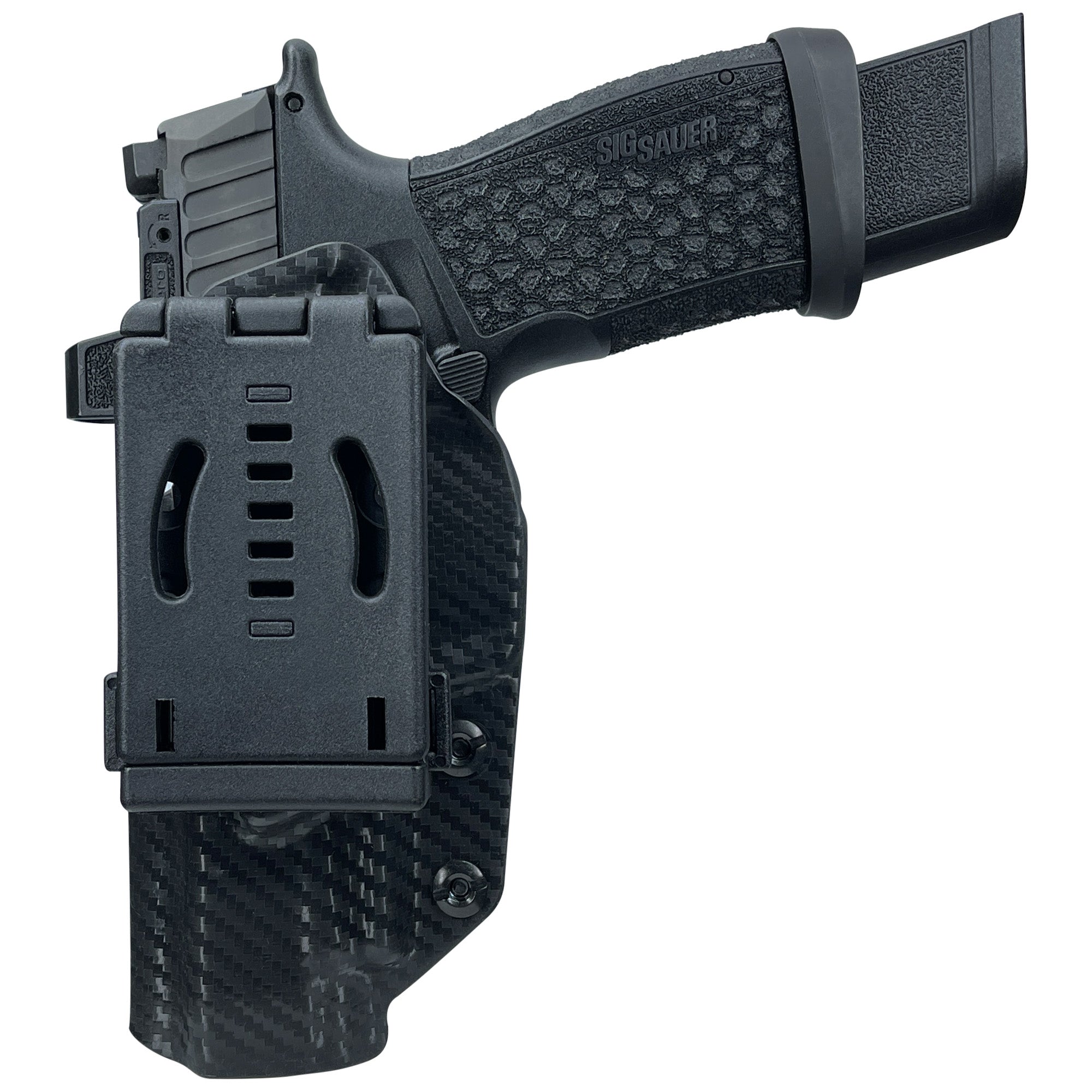 Sig Sauer P365 Fuse Holster - OWB Classic Clip-on - Carbon Fiber - Rear