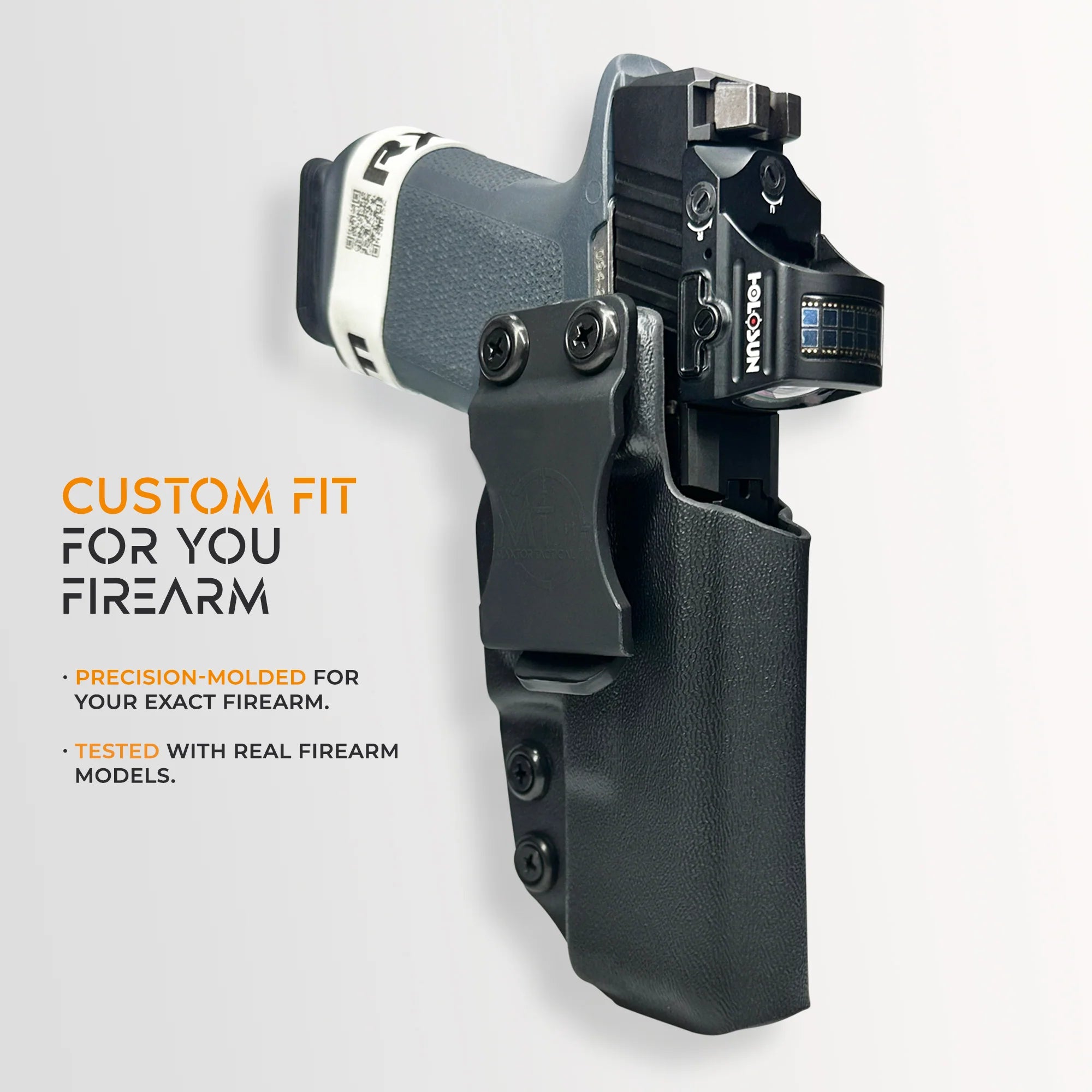 Glock 26, 27, 33 IWB Low Sweat Shield Holster