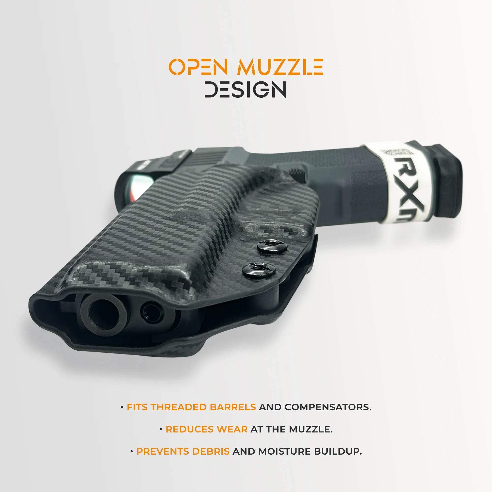 Glock 26, 27, 33 IWB Low Sweat Shield Holster