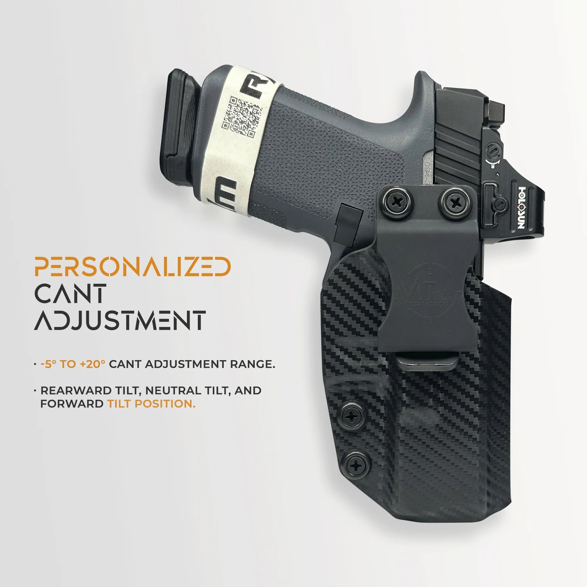 Glock 26, 27, 33 IWB Low Sweat Shield Holster