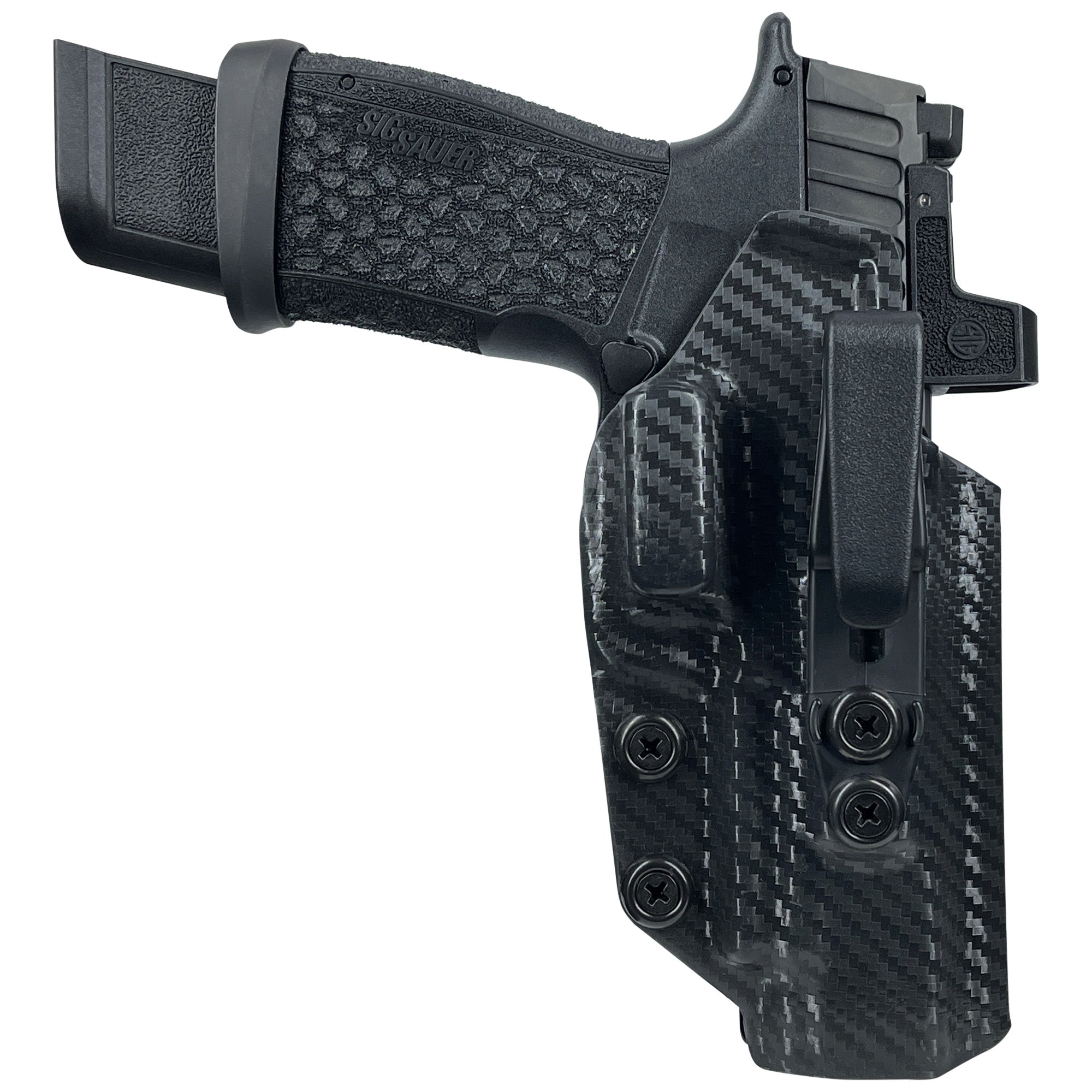 Sig Sauer P365 Fuse Holster - IWB Claw Tuckable in Carbon Fiber Front