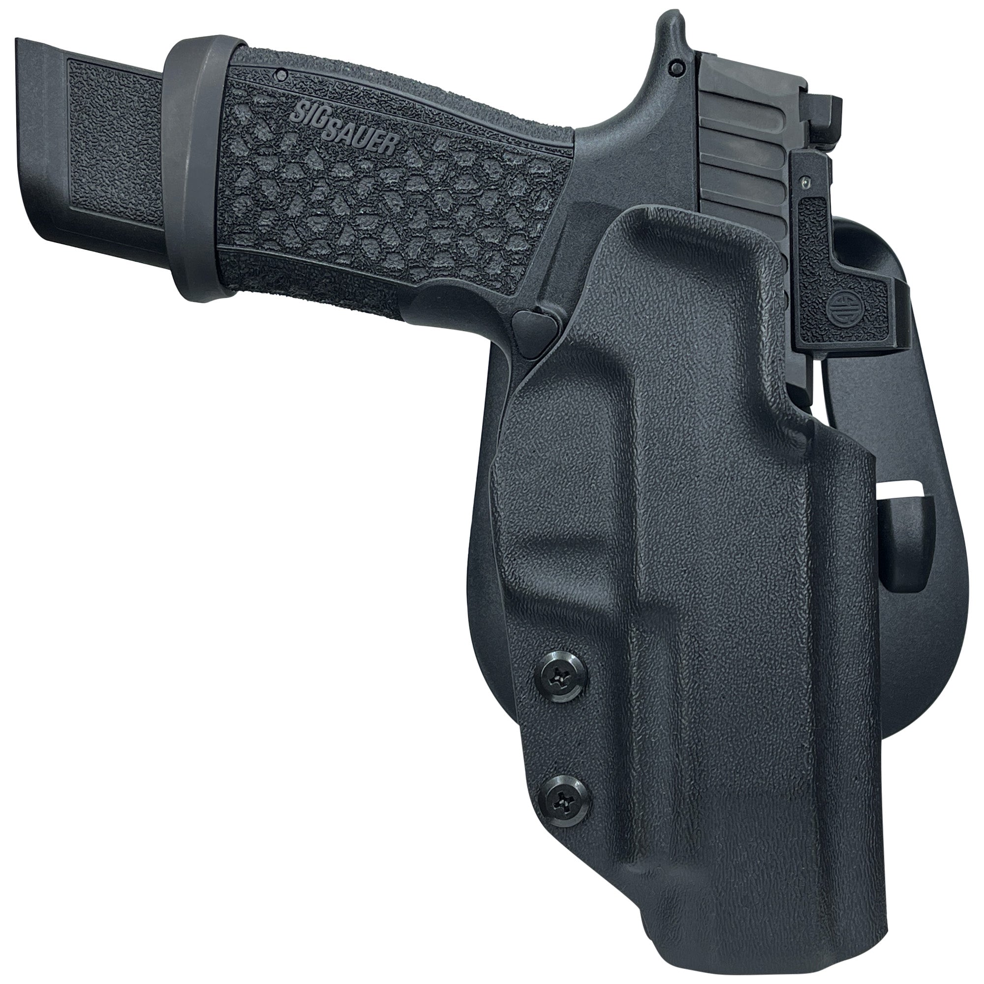 Sig Sauer P365 Fuse OWB Paddle Holster in Black - Front