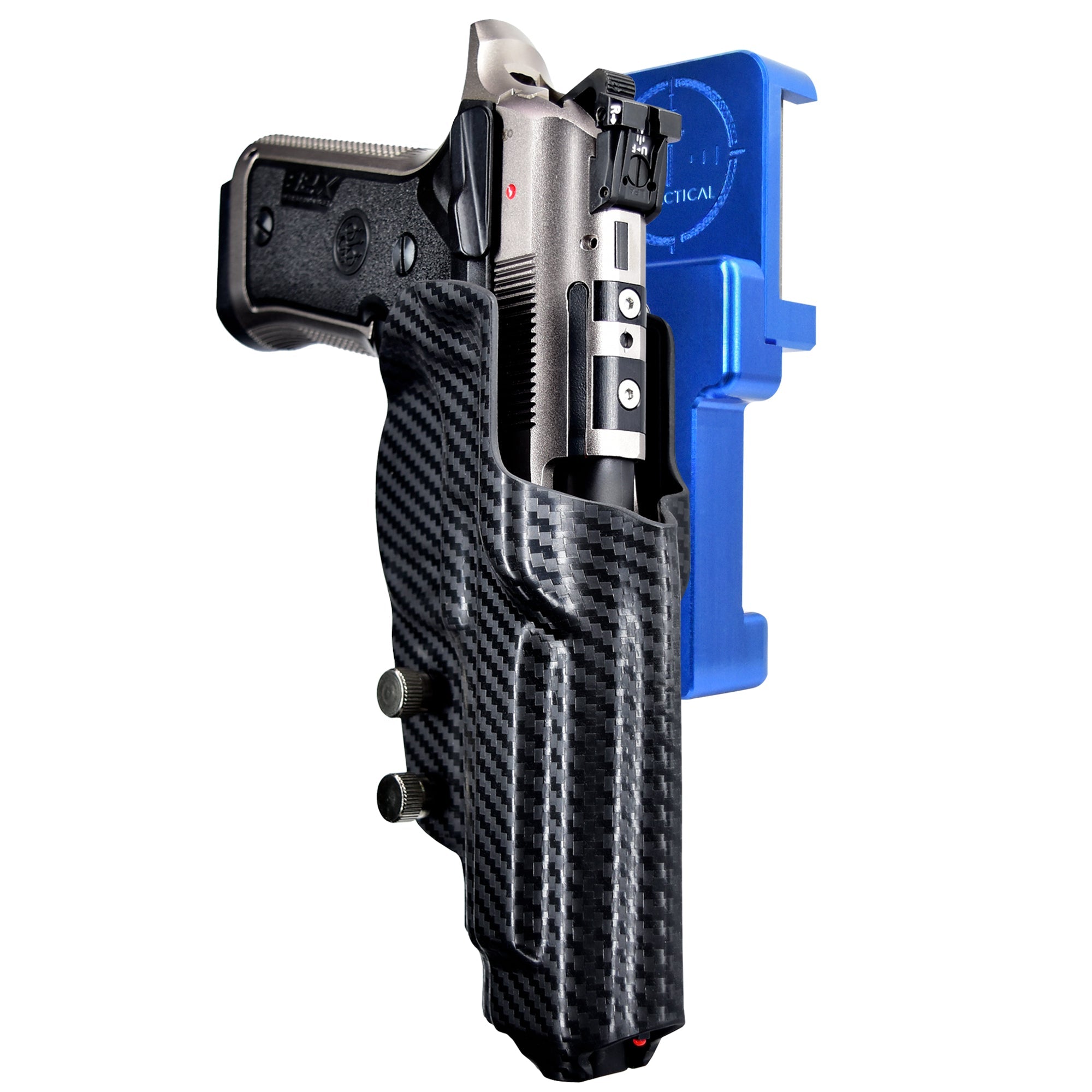 Alloy Competition Holster Blue / Carbon Fiber