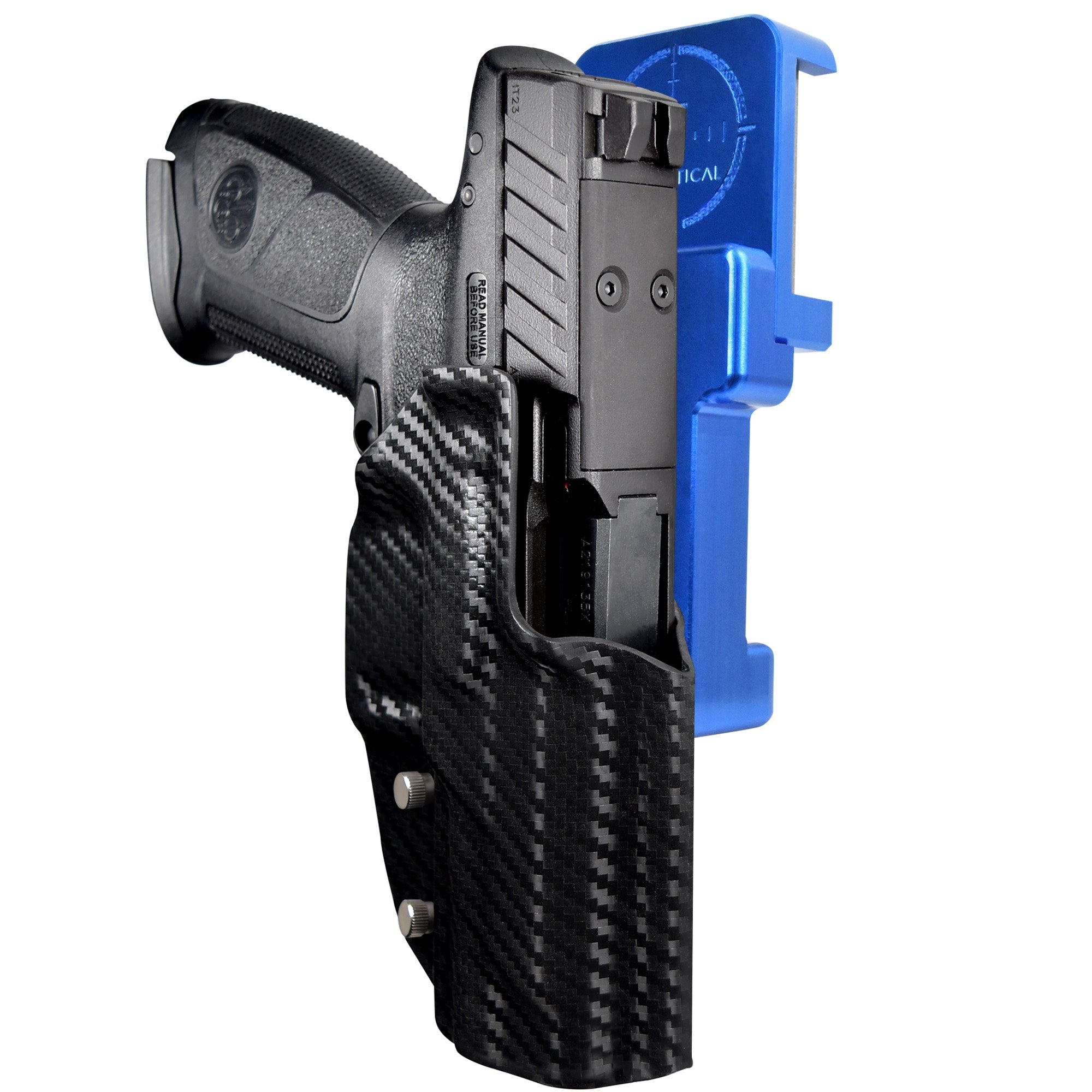 Alloy Competition Holster Blue / Carbon Fiber