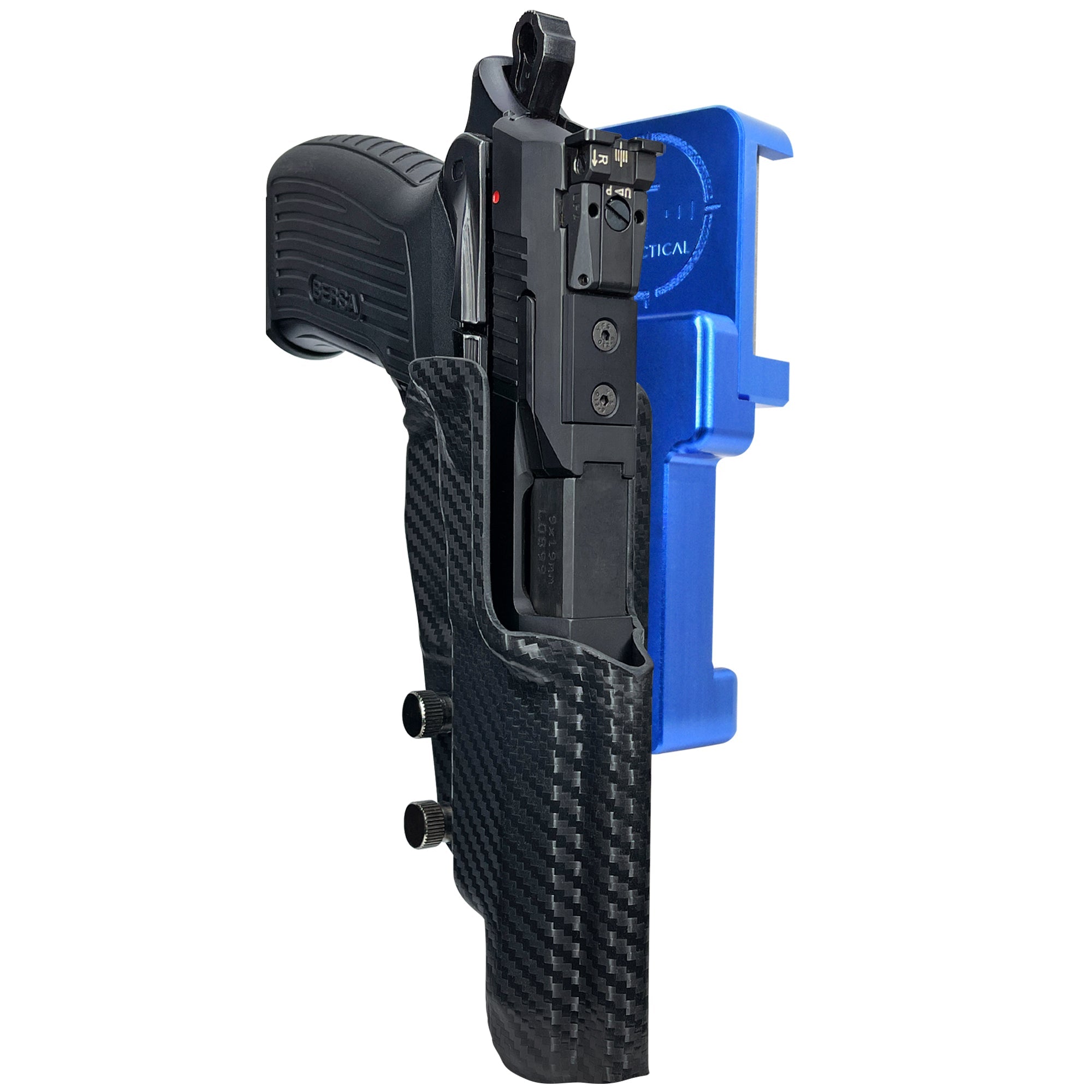 Alloy Competition Holster Blue / Carbon Fiber