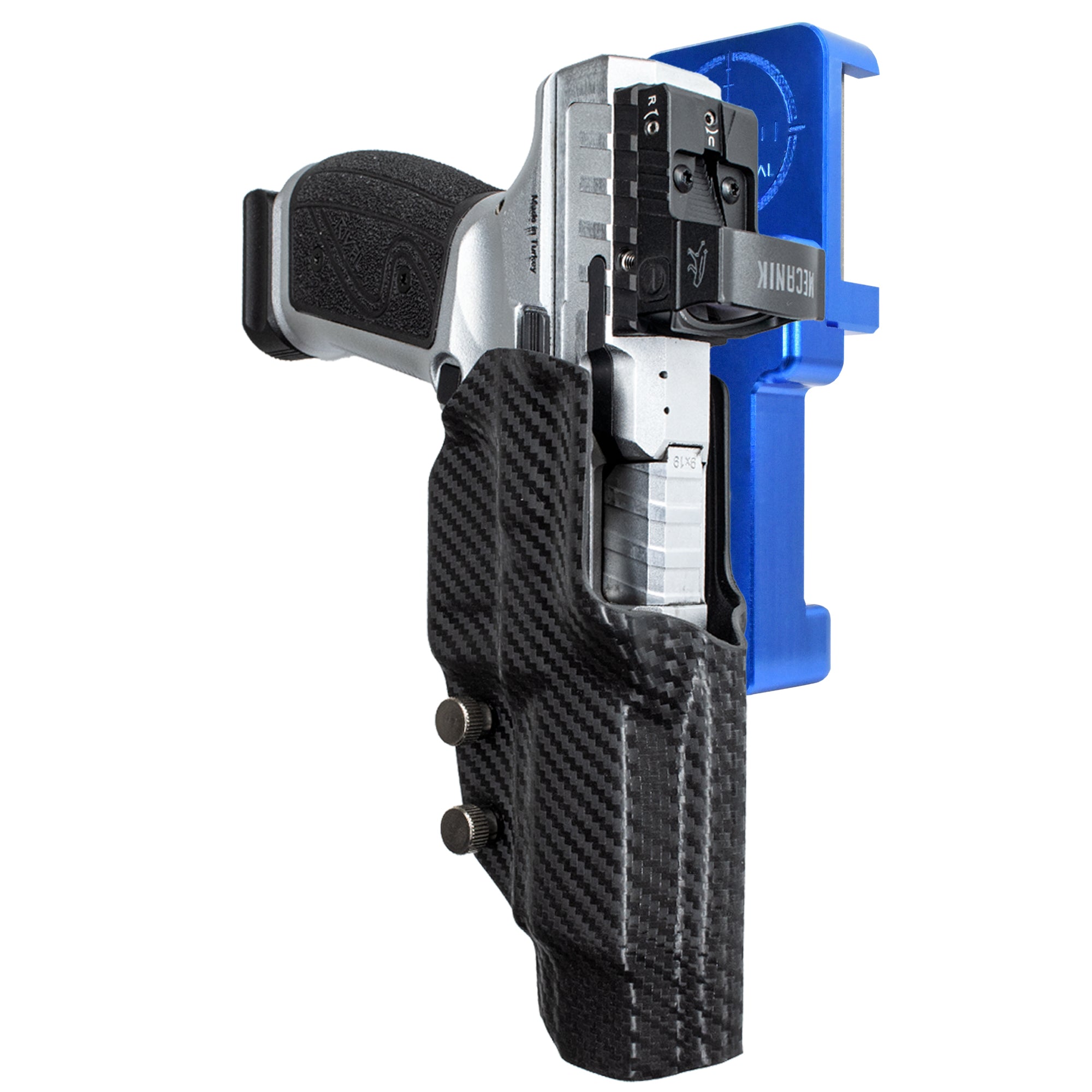 Alloy Competition Holster Blue / Carbon Fiber