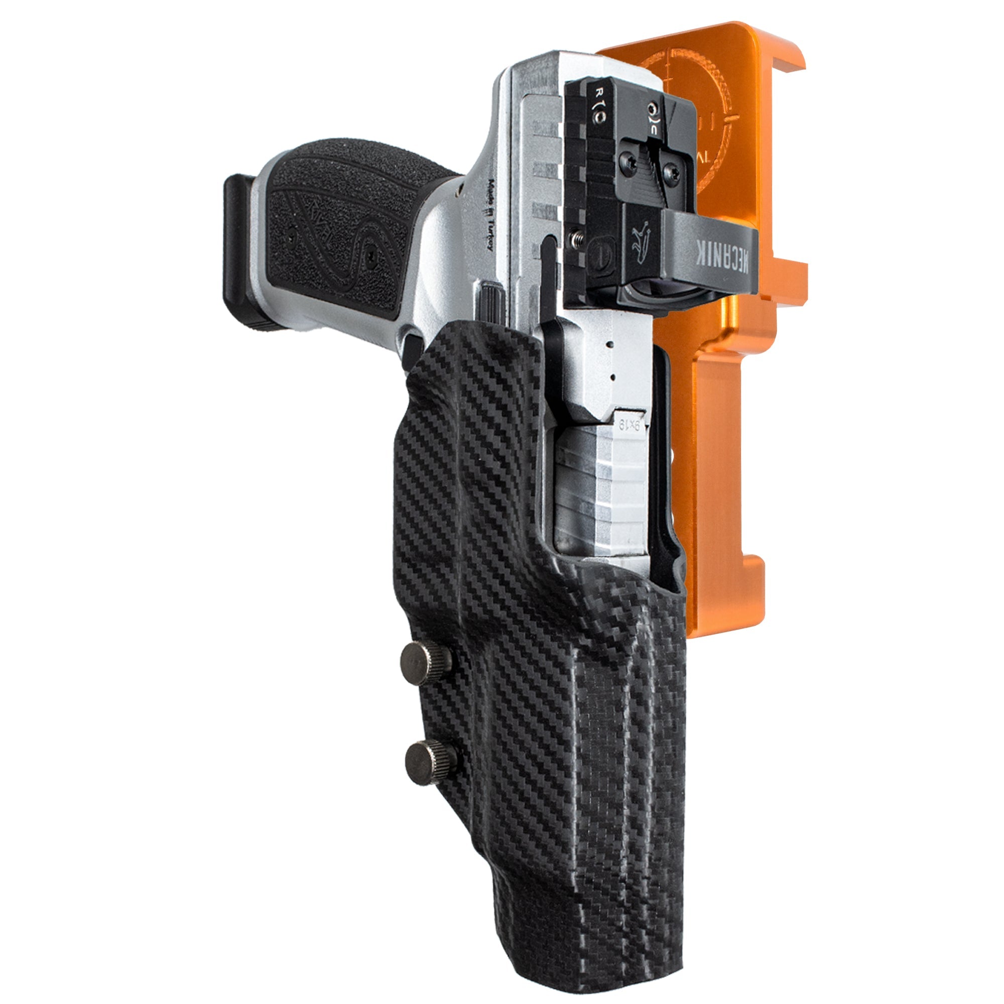 Alloy Competition Holster Orange / Carbon Fiber