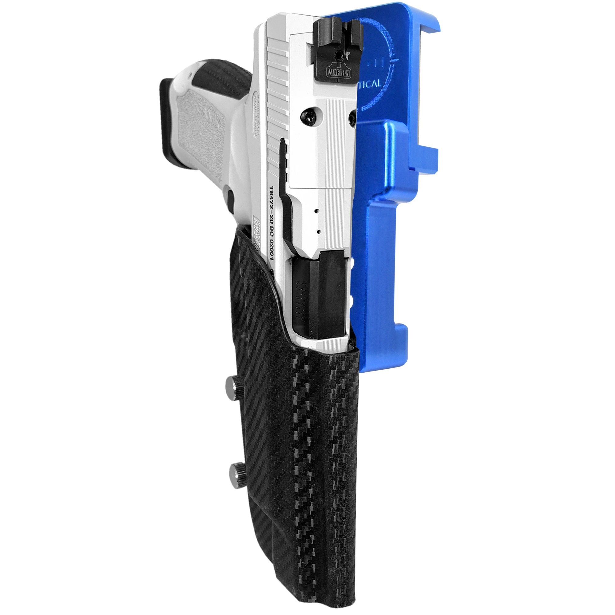 Alloy Competition Holster Blue / Carbon Fiber