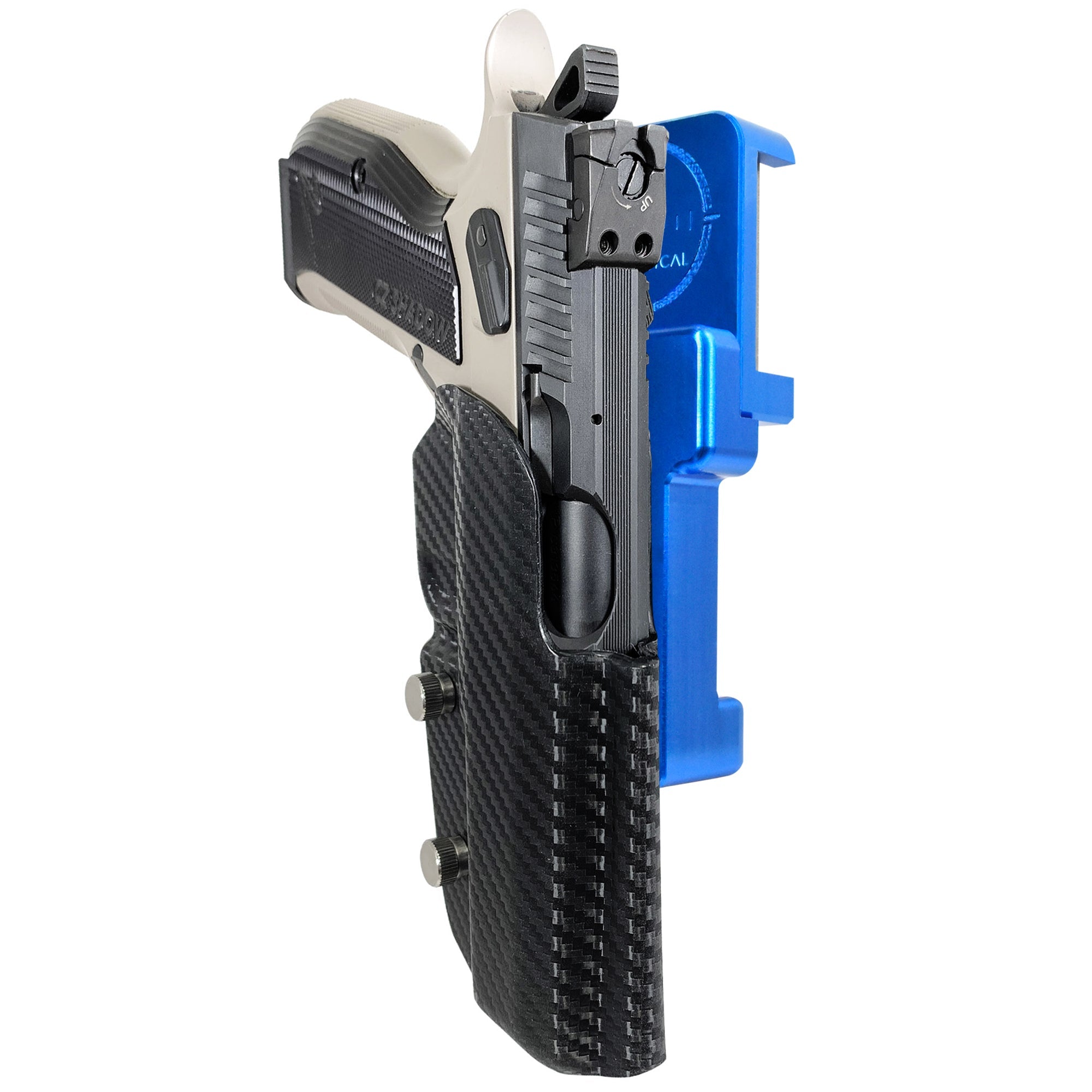 Alloy Competition Holster Blue / Carbon Fiber