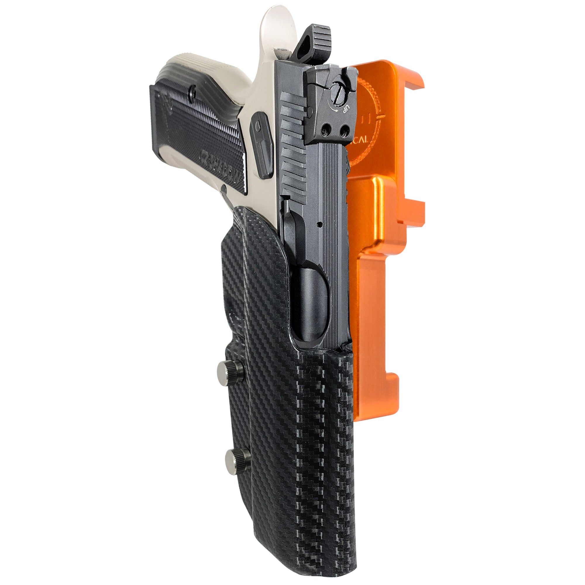 Alloy Competition Holster Orange / Carbon Fiber