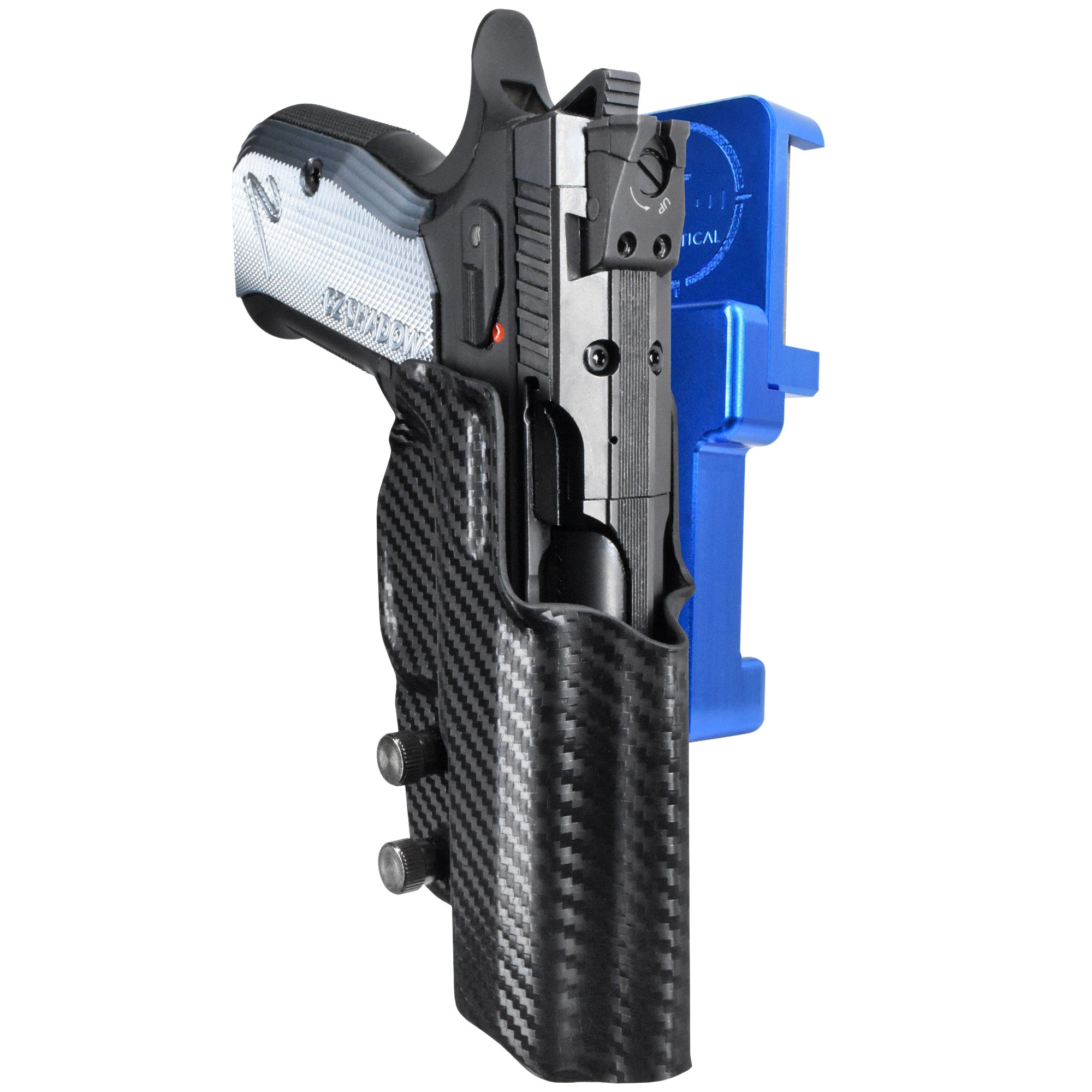 Alloy Competition Holster Blue / Carbon Fiber